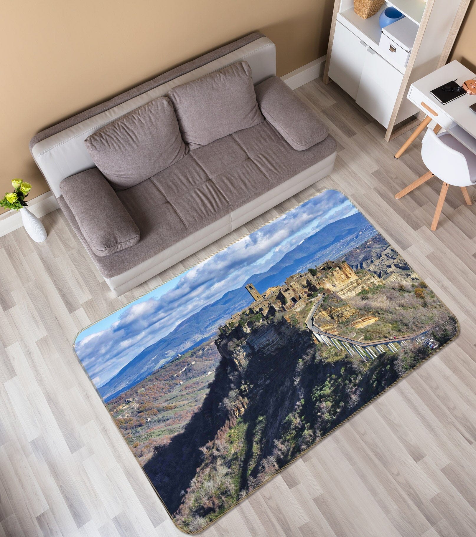 3D Towering Mountain Peak 1118 Marco Carmassi Rug Non Slip Rug Mat Mat AJ Creativity Home