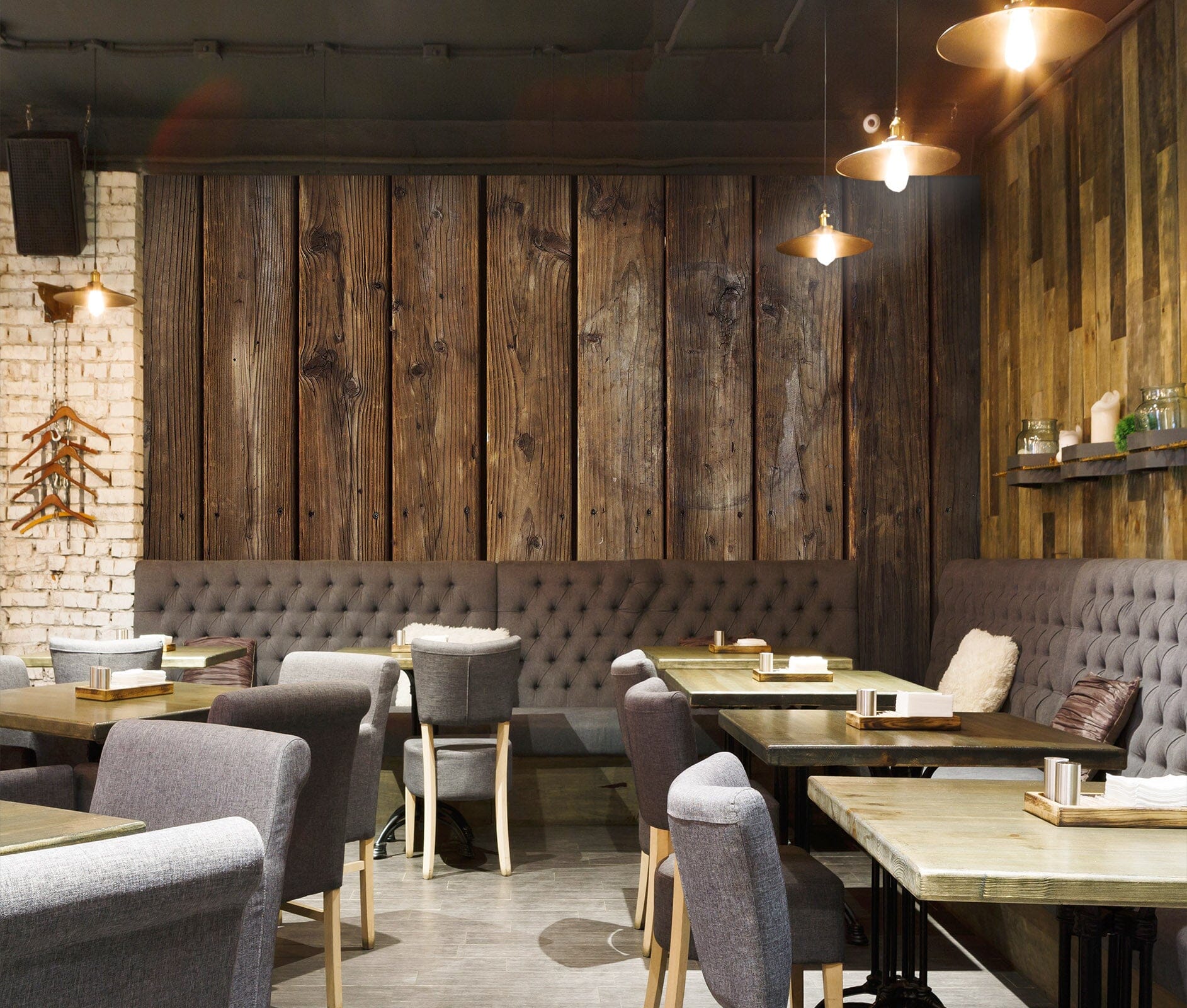 3D Gray Wood Grain 1493 Wall Murals Wallpaper AJ Wallpaper 2