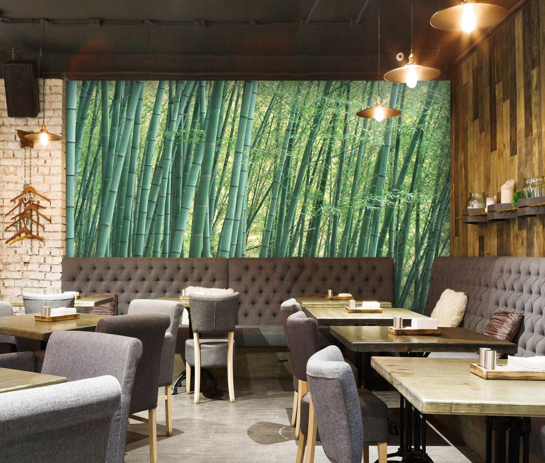 3D Bamboo Forest 257 Wall Murals Wallpaper AJ Wallpaper 2