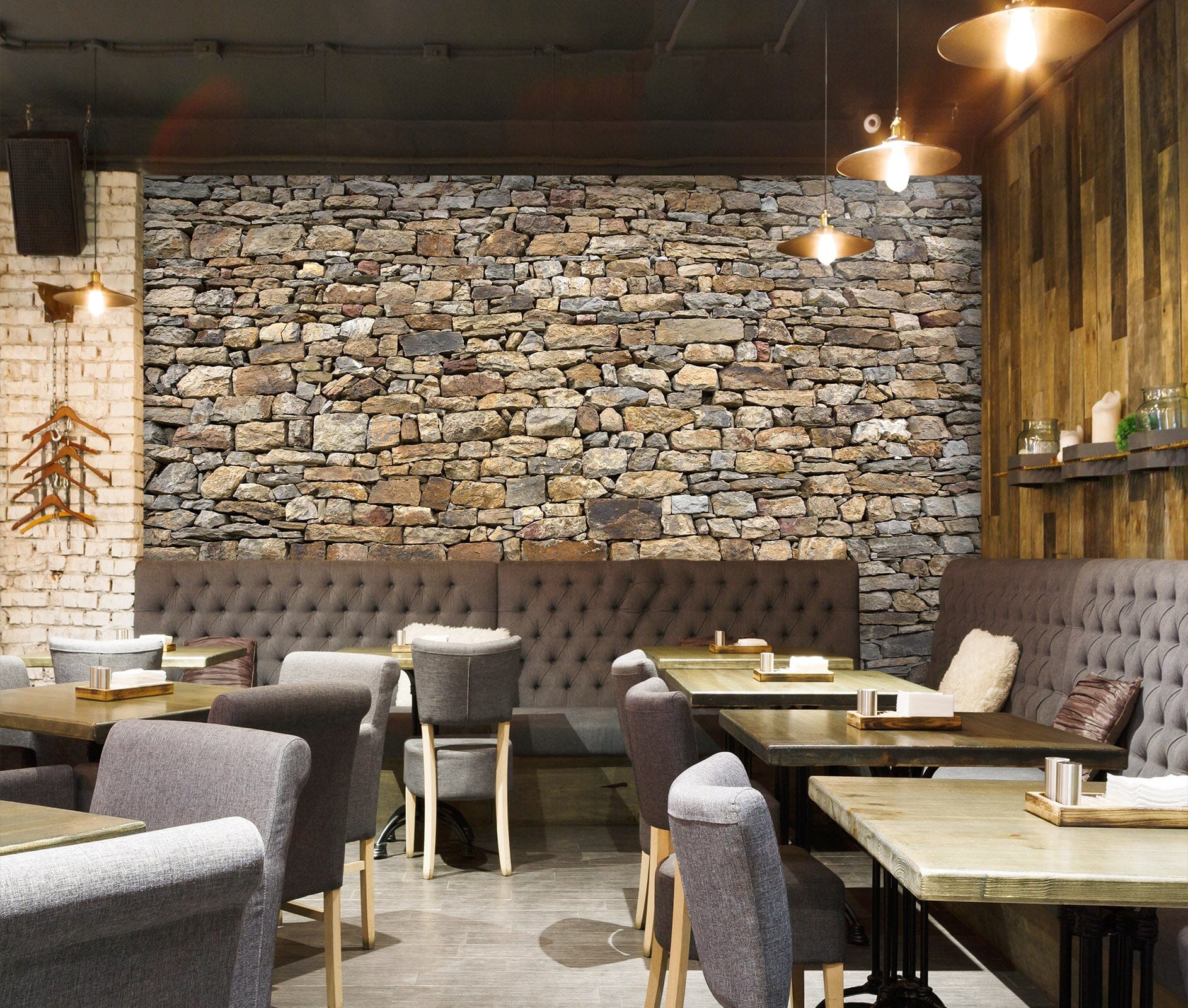 3D Bricks 1920 Wall Murals Wallpaper AJ Wallpaper 2