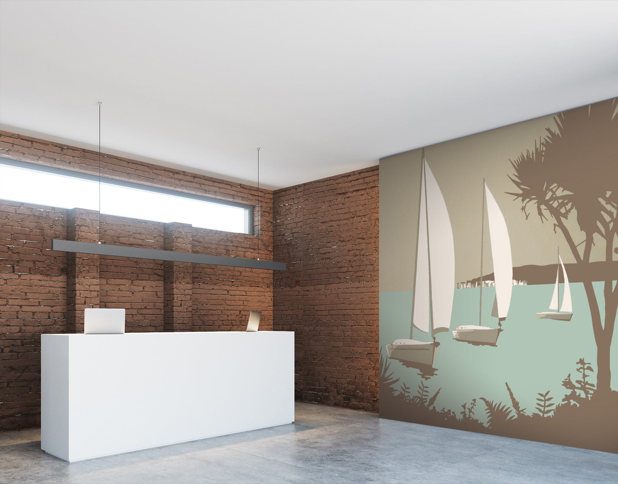 3D Poole The Purbecks 1041 Steve Read Wall Mural Wall Murals Wallpaper AJ Wallpaper 2