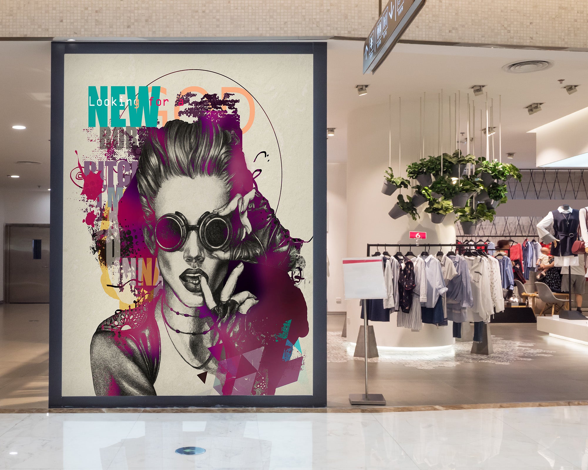 3D Sunglasses Woman 152 Wall Murals Wallpaper AJ Wallpaper 2