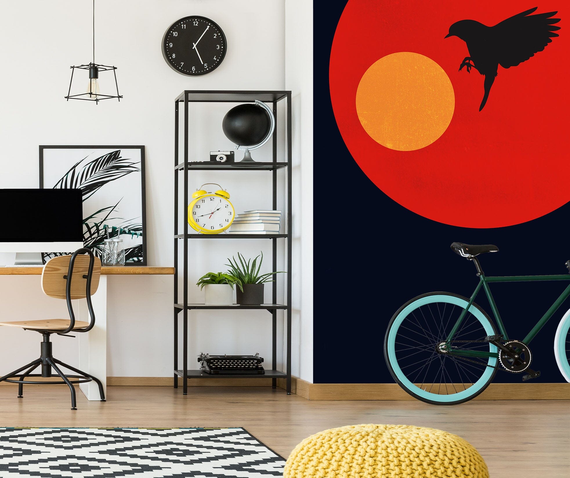 3D Two Suns 1529 Boris Draschoff Wall Mural Wall Murals Wallpaper AJ Wallpaper 2
