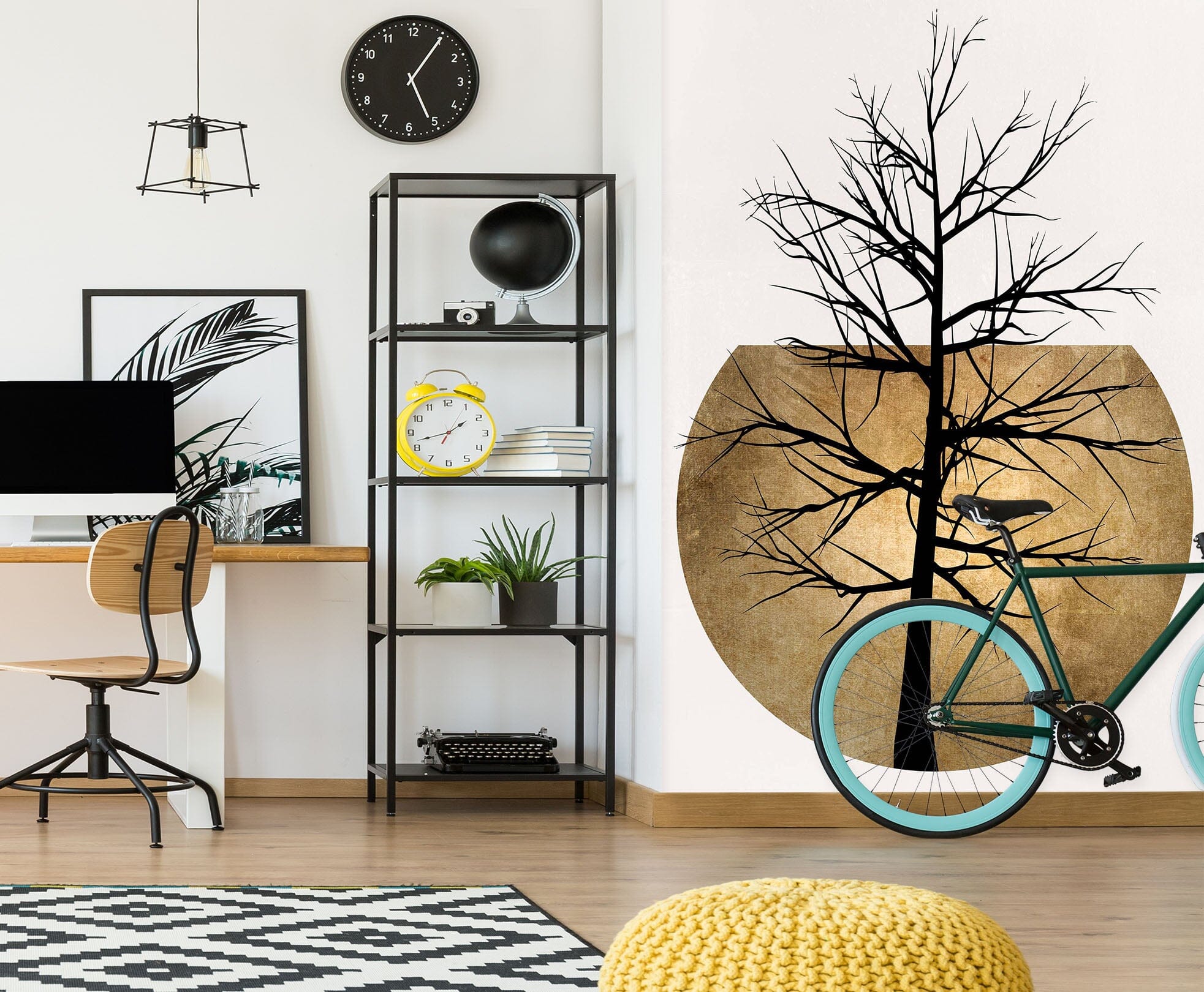 3D Twig Moon 1445 Boris Draschoff Wall Mural Wall Murals Wallpaper AJ Wallpaper 2