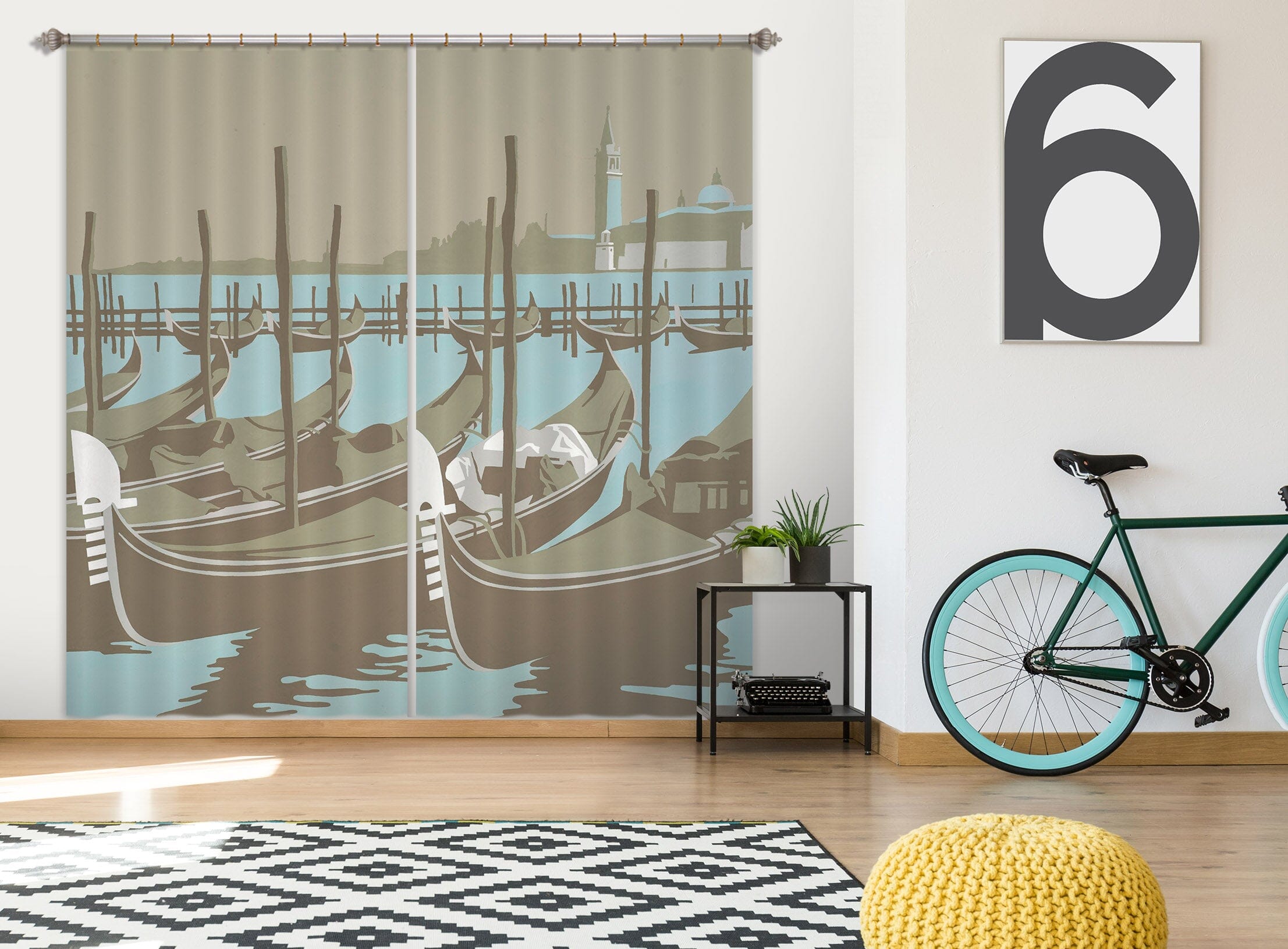 3D Venice 167 Steve Read Curtain Curtains Drapes Curtains AJ Creativity Home