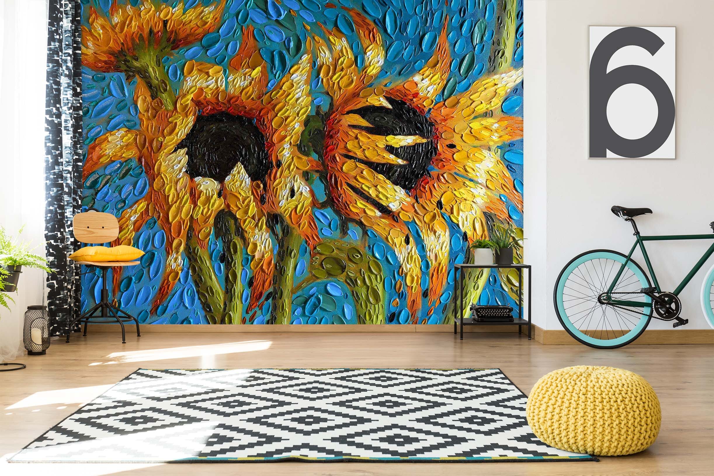 3D The Turquoise Dream 1423 Dena Tollefson Wall Mural Wall Murals Wallpaper AJ Wallpaper 2