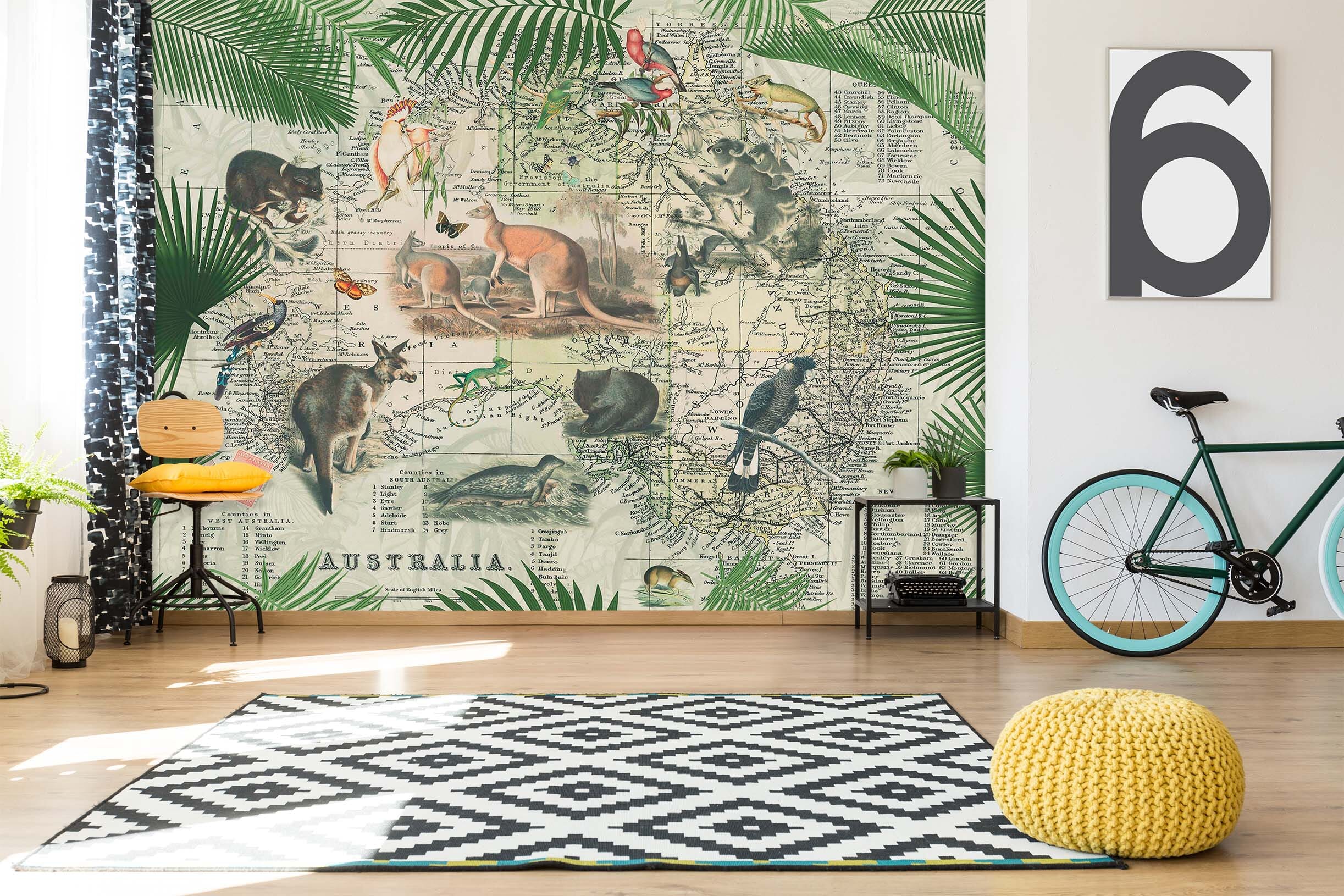 3D Kangaroo Family 1001 Andrea haase Wall Mural Wall Murals Wallpaper AJ Wallpaper 2