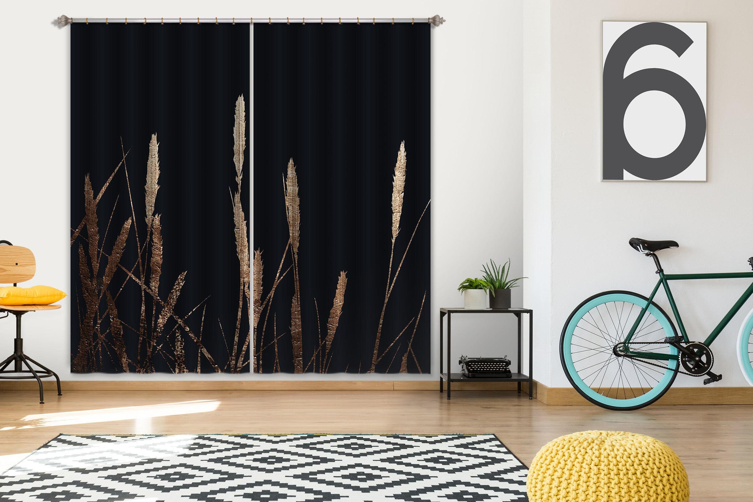 3D Golden Fields 044 Boris Draschoff Curtain Curtains Drapes Curtains AJ Creativity Home