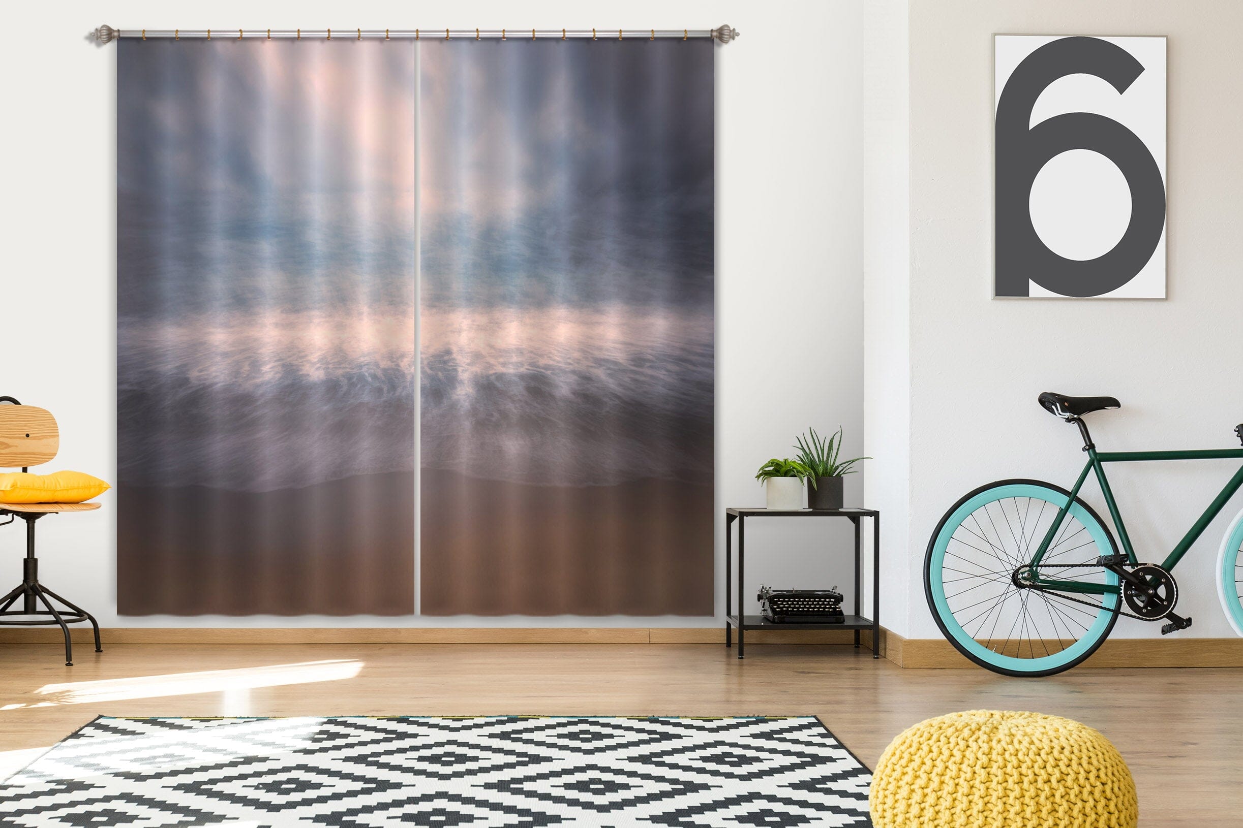 3D Desert Storm 121 Marco Carmassi Curtain Curtains Drapes Curtains AJ Creativity Home