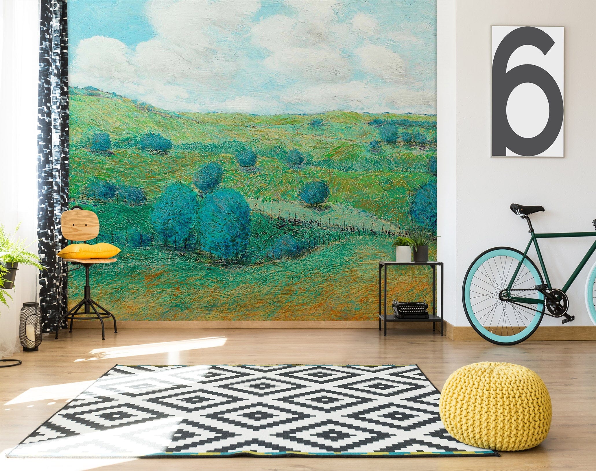 3D Green Meadow 110 Allan P. Friedlander Wall Mural Wall Murals Wallpaper AJ Wallpaper 2