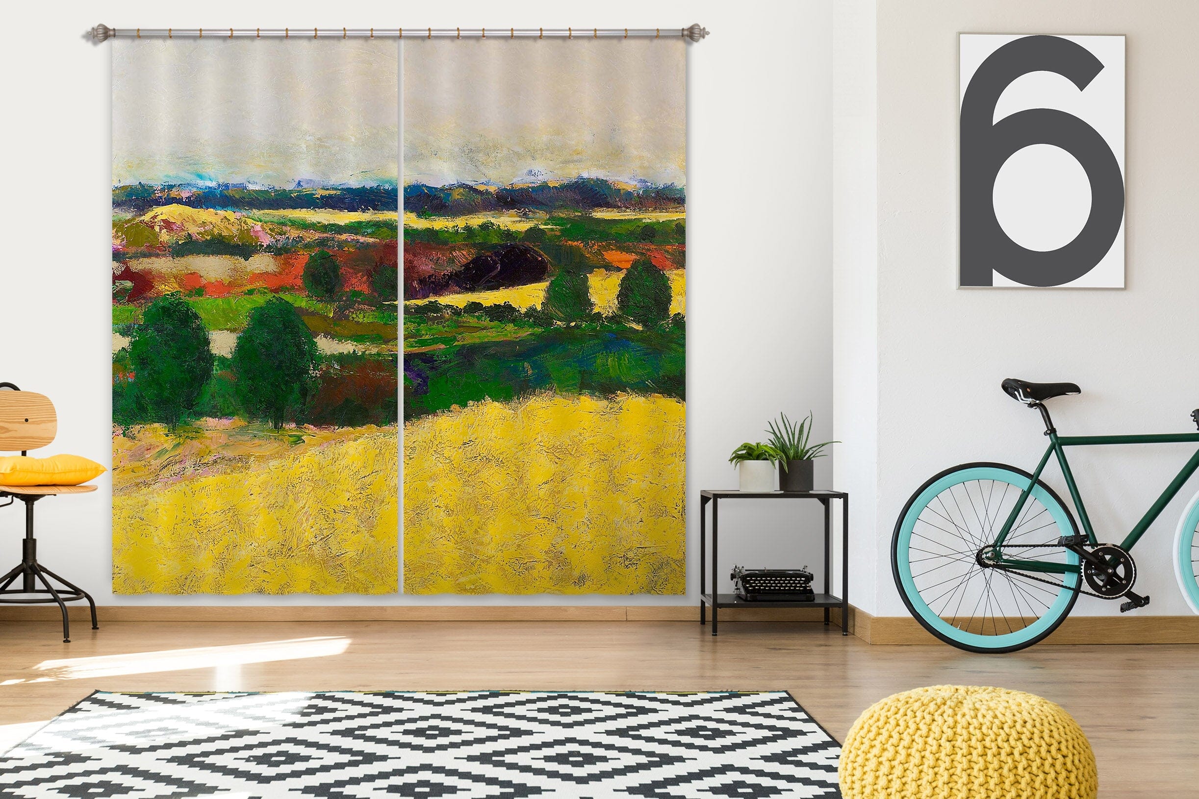 3D Golden Mound 158 Allan P. Friedlander Curtain Curtains Drapes Curtains AJ Creativity Home