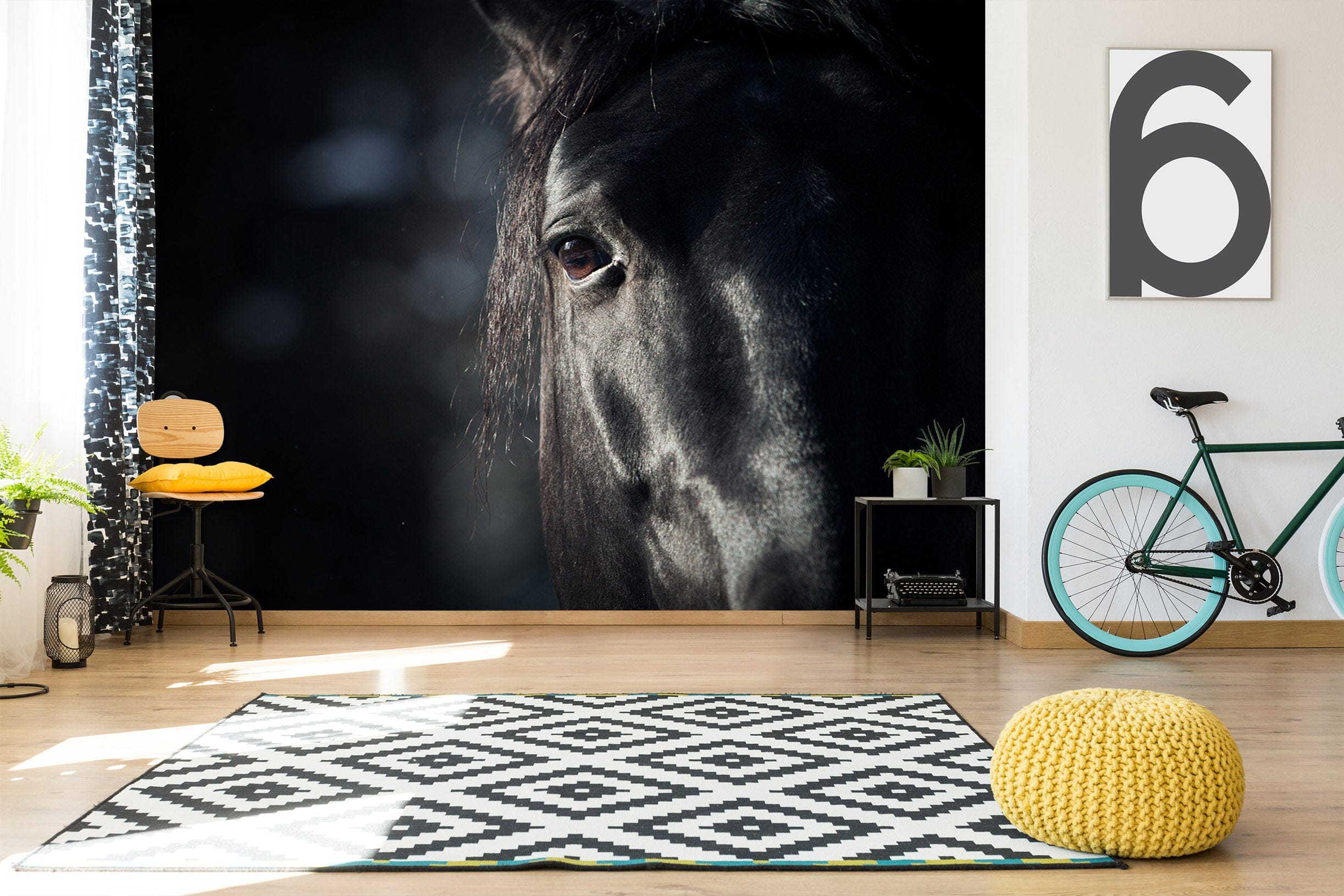 3D Horse Head 304 Wall Murals Wallpaper AJ Wallpaper 2