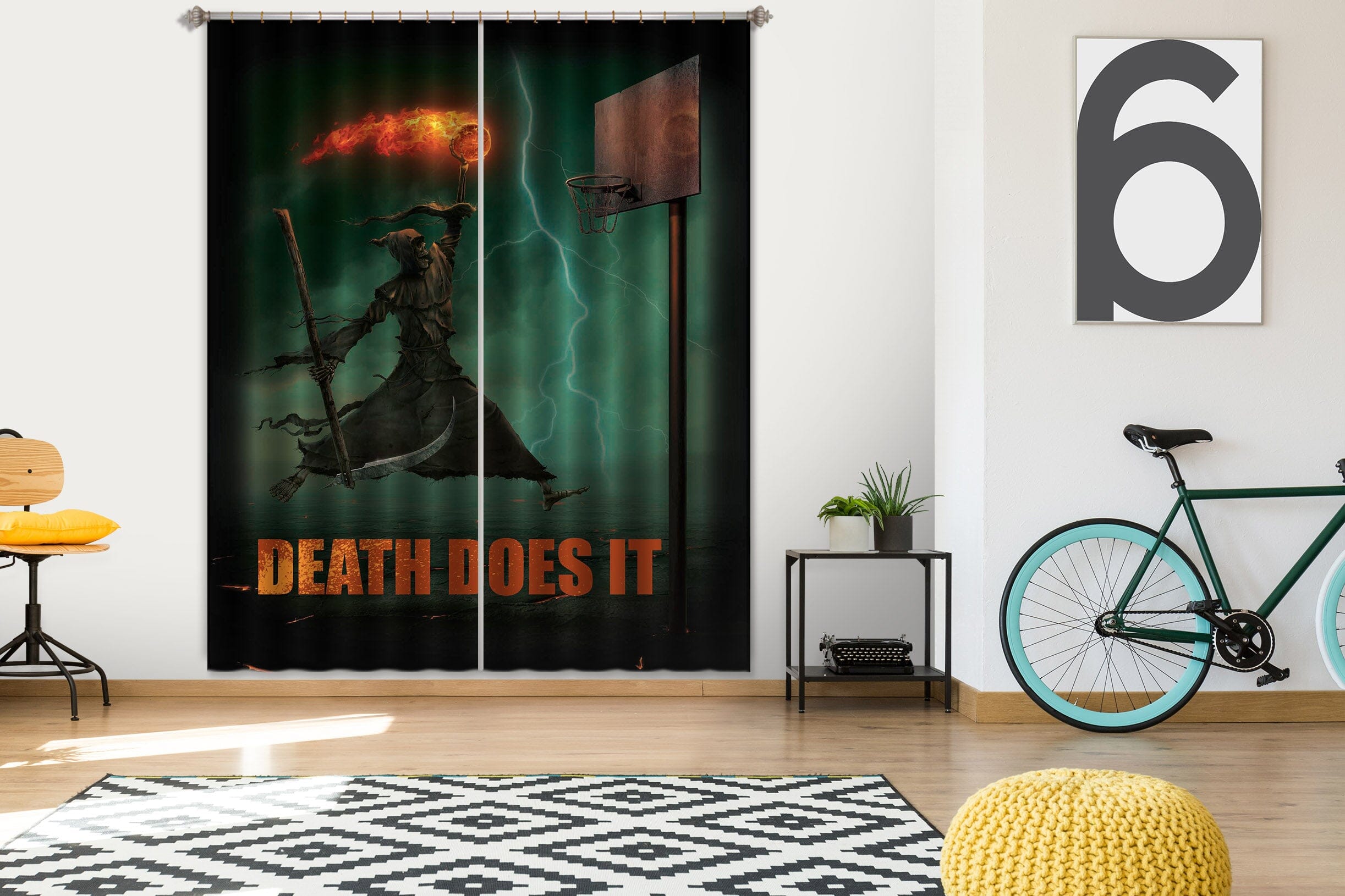 3D Death Does It 029 Vincent Hie Curtain Curtains Drapes Curtains AJ Creativity Home