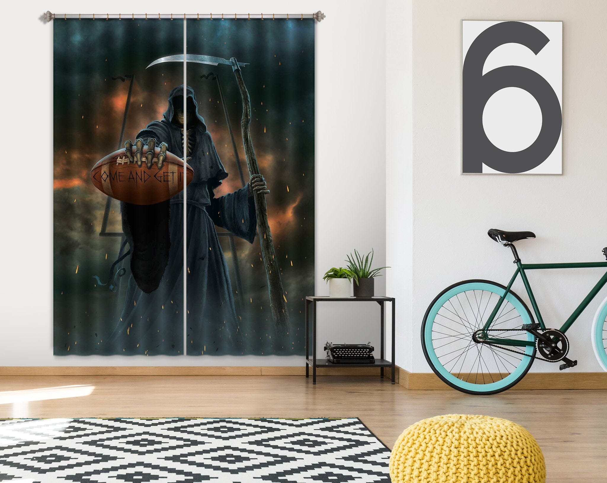 3D God Of War 025 Vincent Hie Curtain Curtains Drapes Curtains AJ Creativity Home