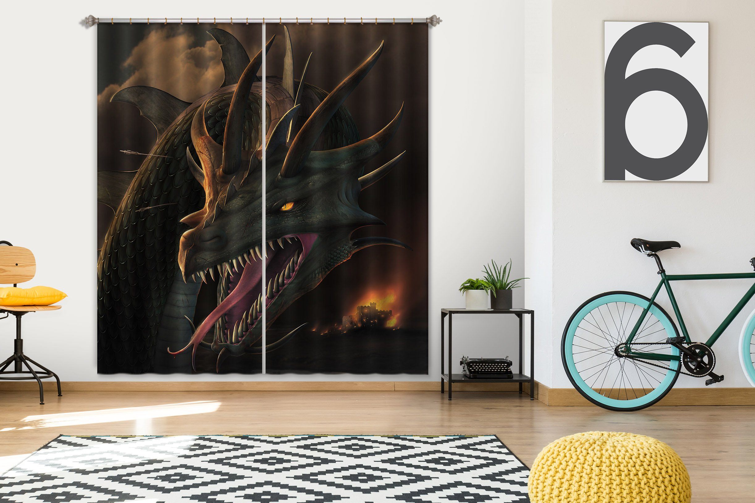 3D Annihilation 008 Vincent Hie Curtain Curtains Drapes Curtains AJ Creativity Home