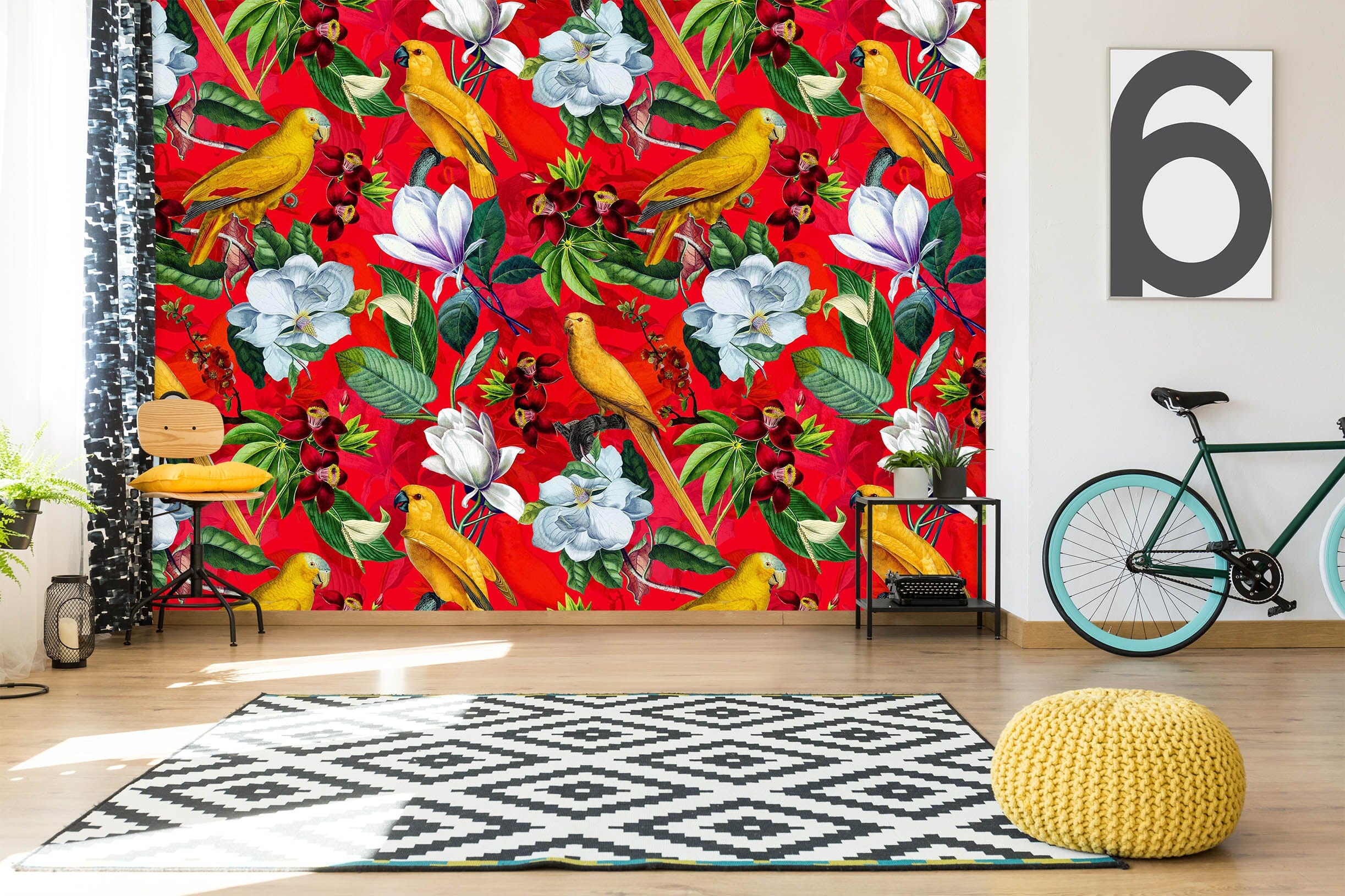 3D Bright Flowers 139 Uta Naumann Wall Mural Wall Murals Wallpaper AJ Wallpaper 2