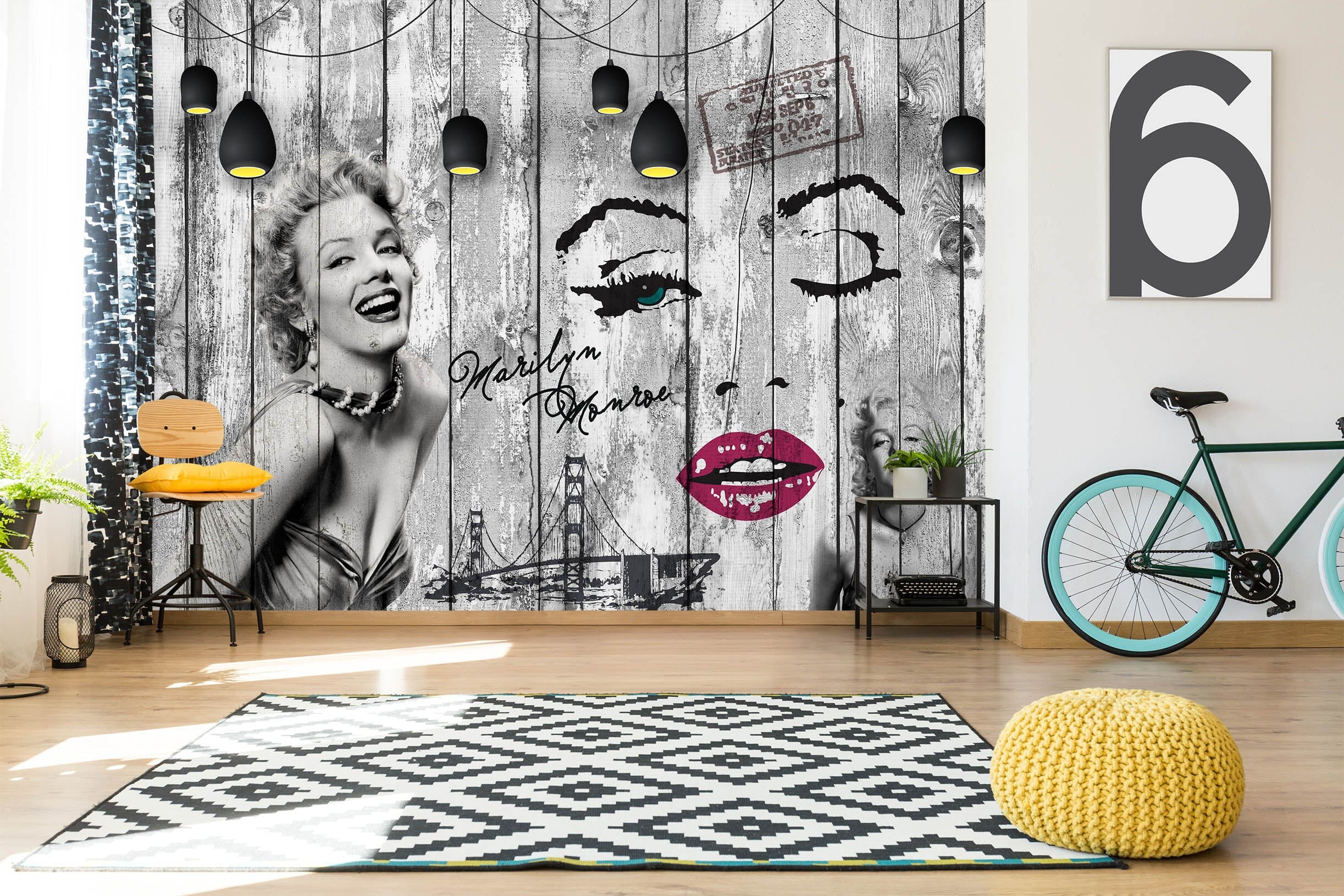 3D Fashion Girl 3001 Wall Murals Wallpaper AJ Wallpaper 2