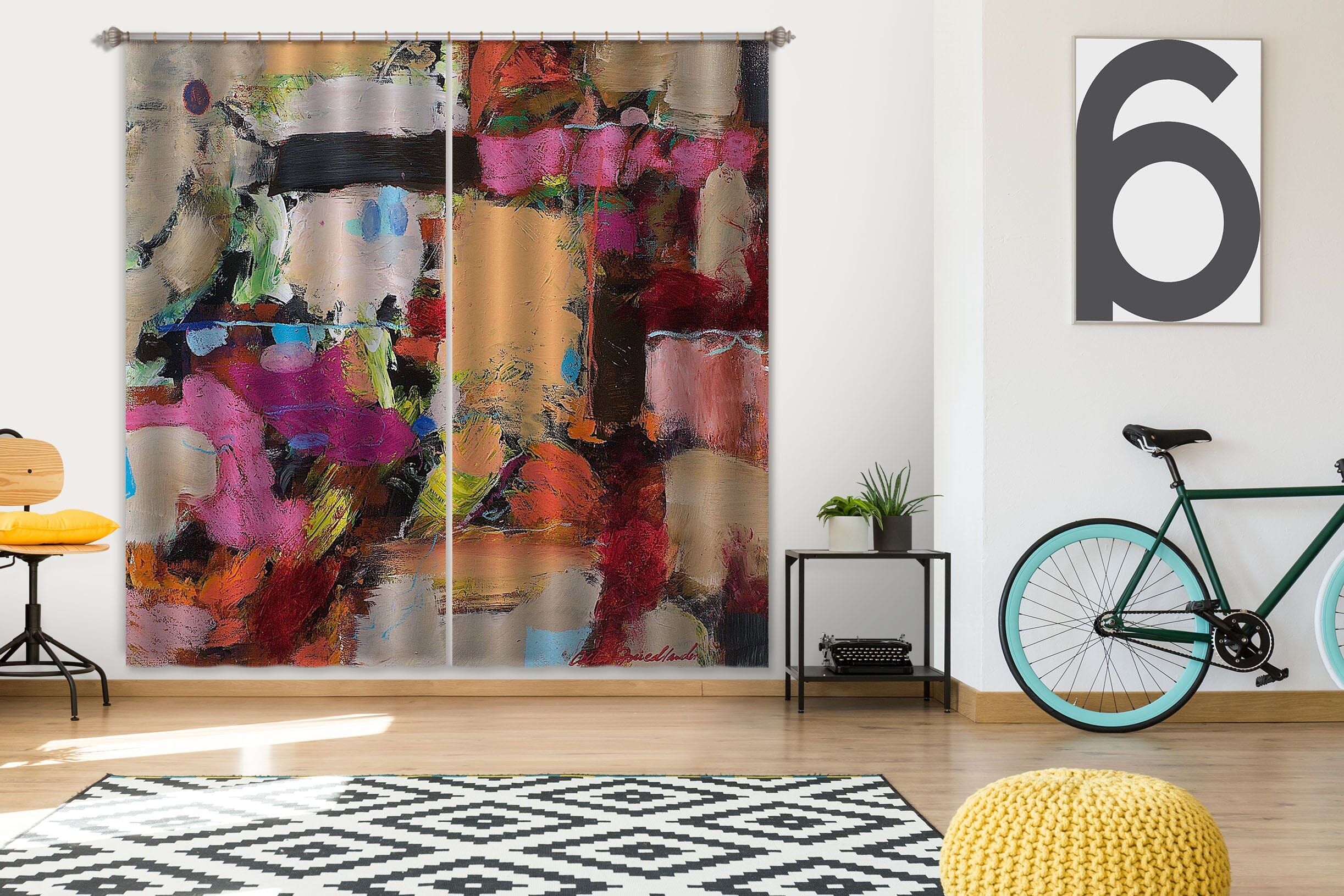 3D Rich Colors 145 Allan P. Friedlander Curtain Curtains Drapes Curtains AJ Creativity Home
