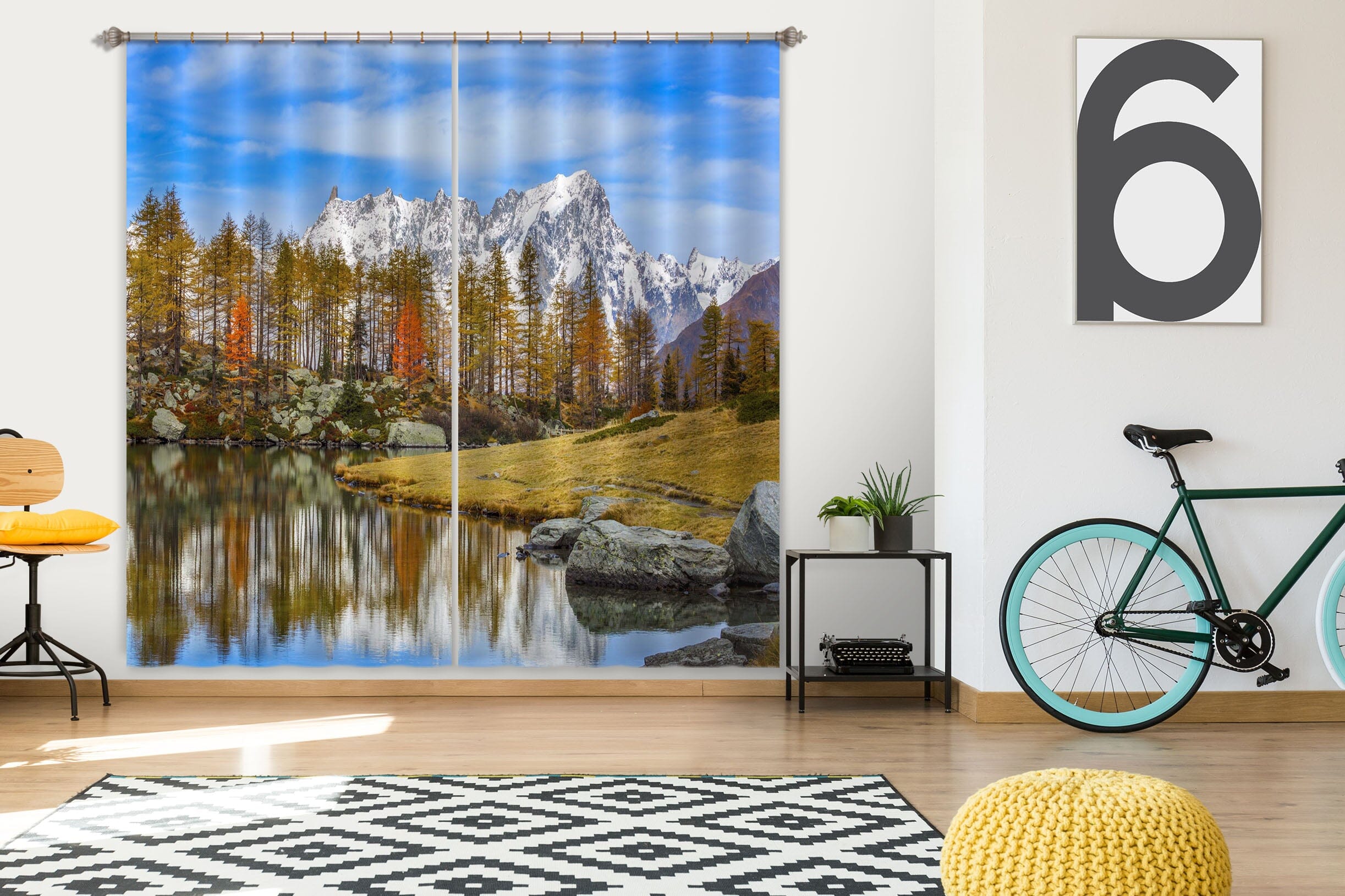 3D Valley River 136 Marco Carmassi Curtain Curtains Drapes Curtains AJ Creativity Home