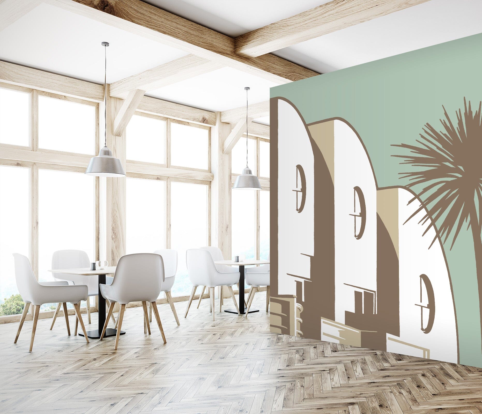 3D Sandbanks Banks Road 1053 Steve Read Wall Mural Wall Murals Wallpaper AJ Wallpaper 2