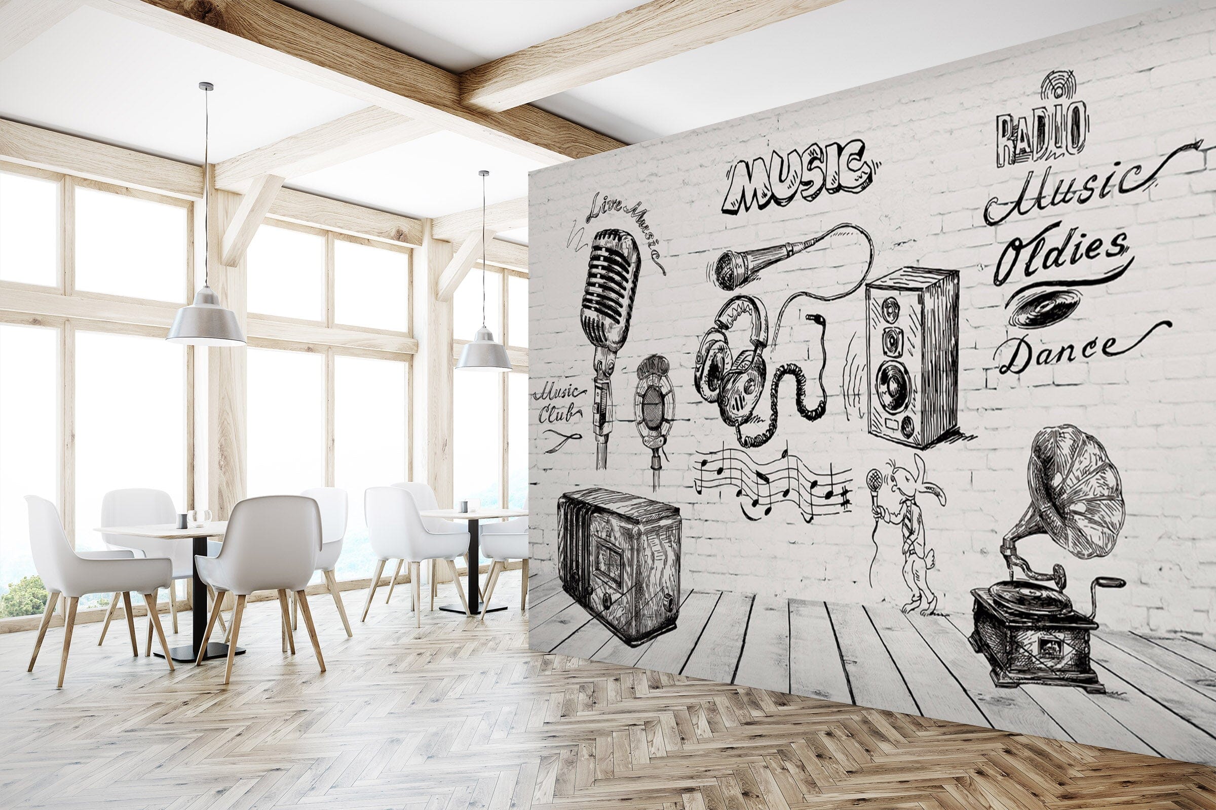 3D Sketch Pattern 1482 Wall Murals Wallpaper AJ Wallpaper 2