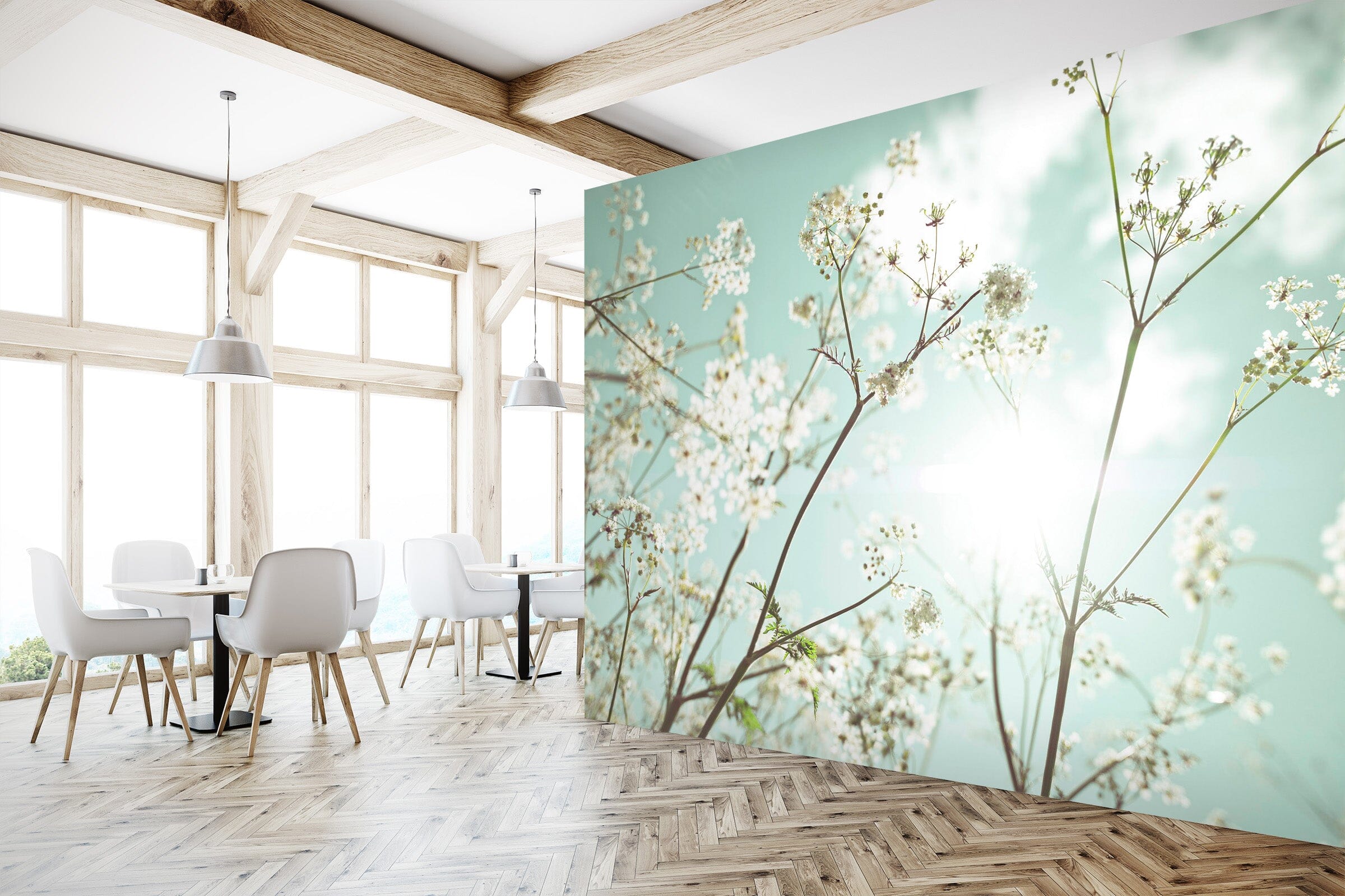 3D Sunshine Flower 1405 Assaf Frank Wall Mural Wall Murals Wallpaper AJ Wallpaper 2