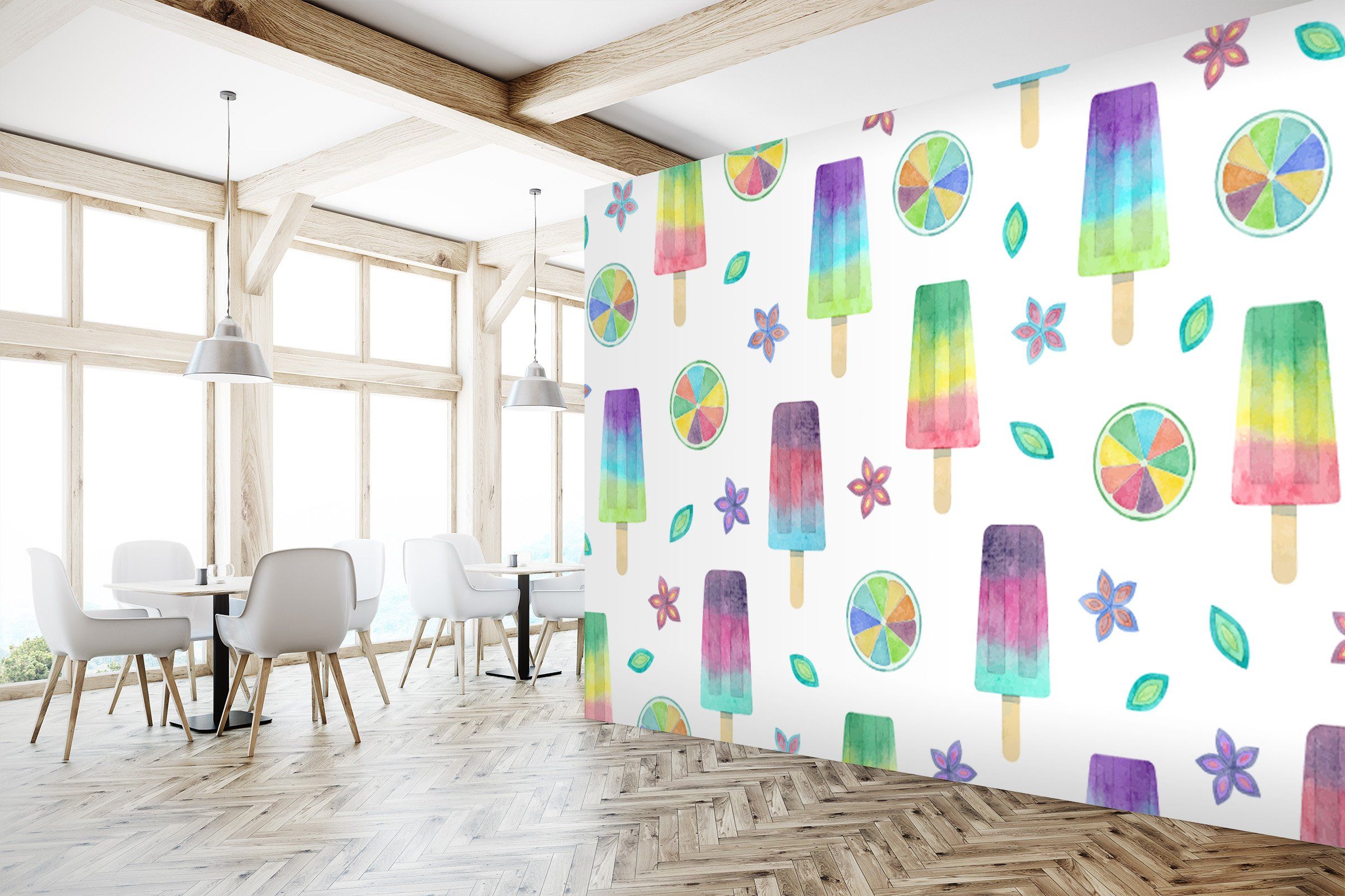 3D Gradient Ice Cream 1231 Wallpaper AJ Wallpaper 2