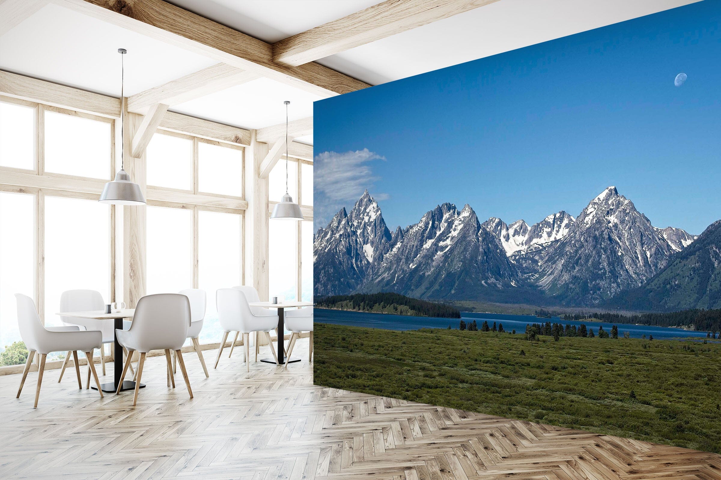 3D Distant Mountains 118 Kathy Barefield Wall Mural Wall Murals Wallpaper AJ Wallpaper 2