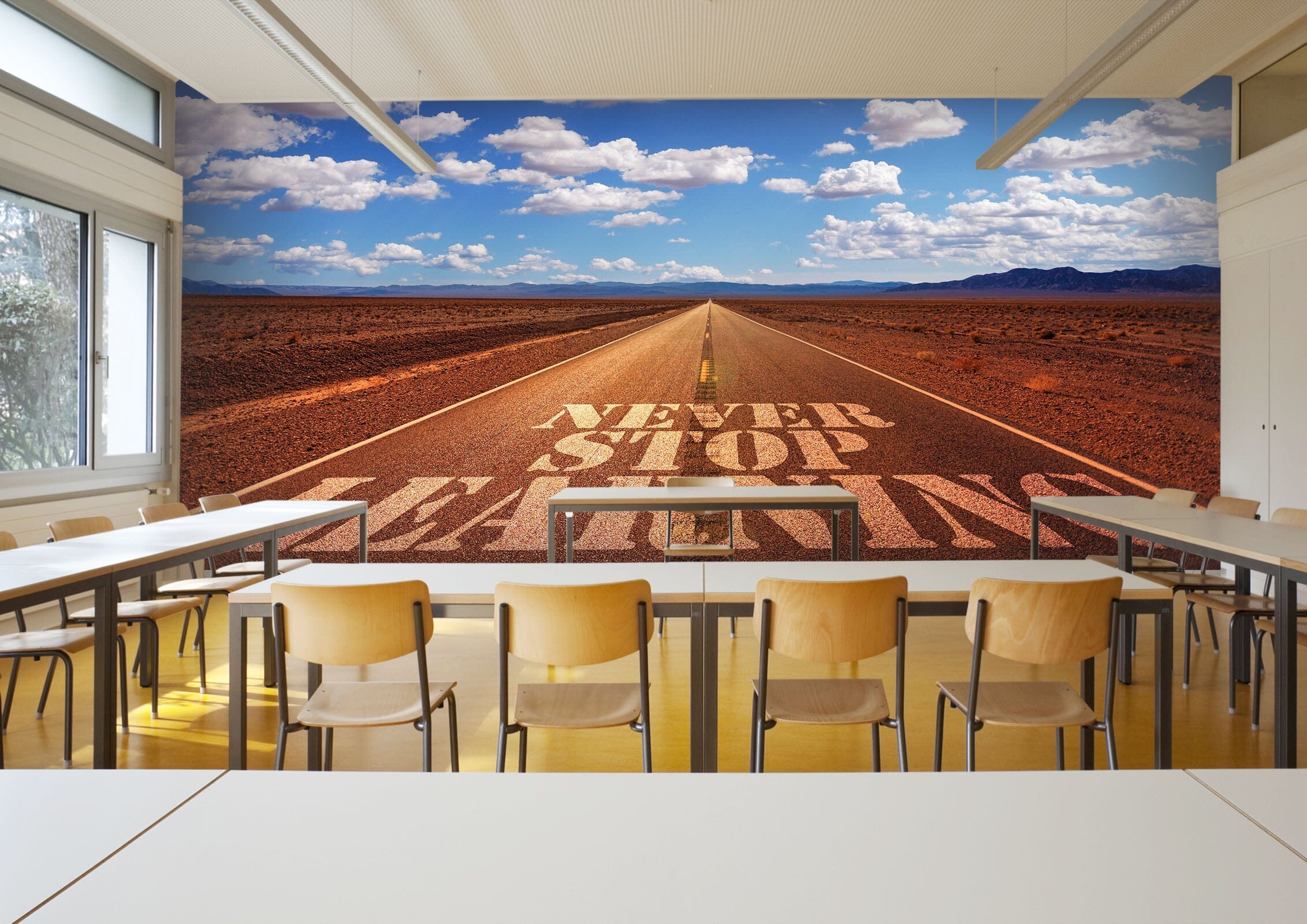 3D Prairie Road 159 Wall Murals Wallpaper AJ Wallpaper 2