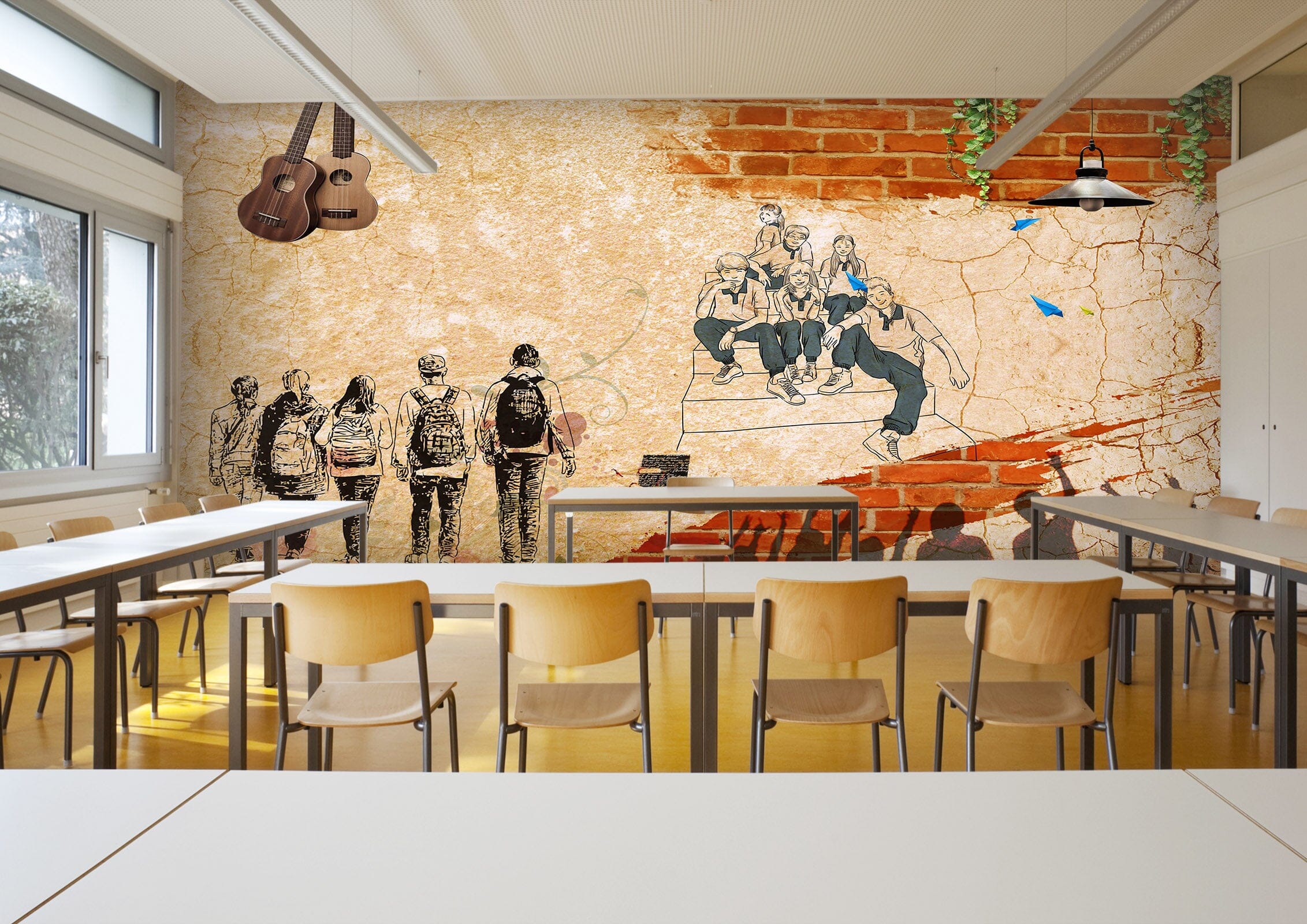 3D Travel Together 1637 Wall Murals Wallpaper AJ Wallpaper 2