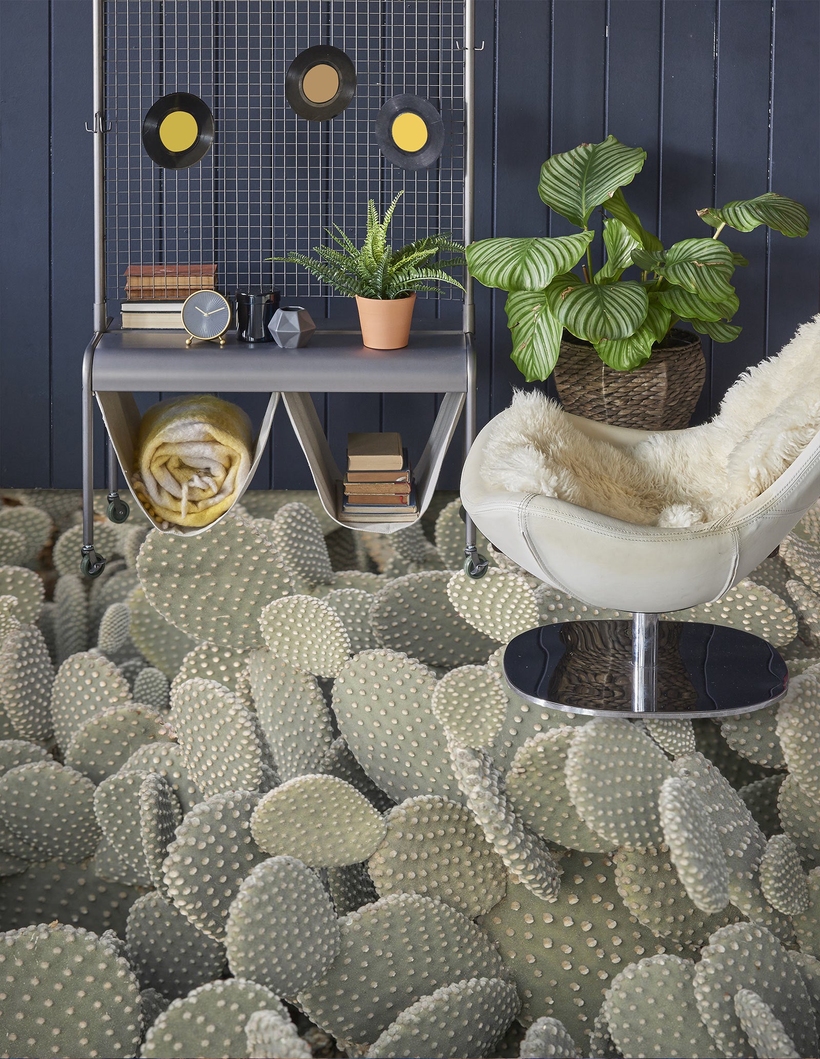 3D Cactus 9850 Assaf Frank Floor Mural