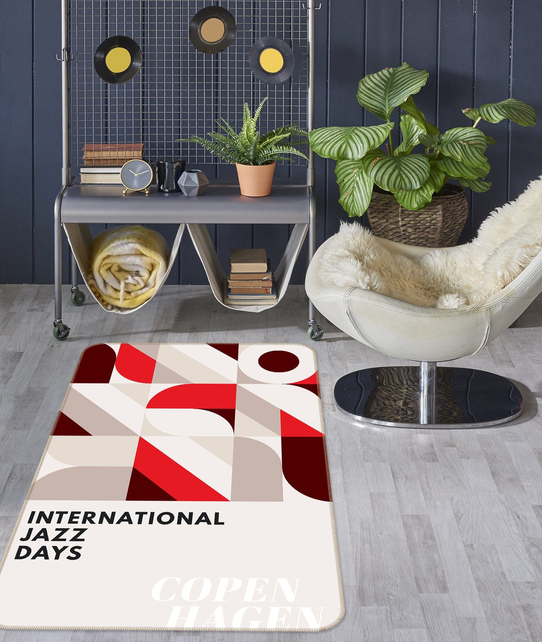 3D Gray Irregular Pattern 1060 Boris Draschoff Rug Non Slip Rug Mat Mat AJ Creativity Home