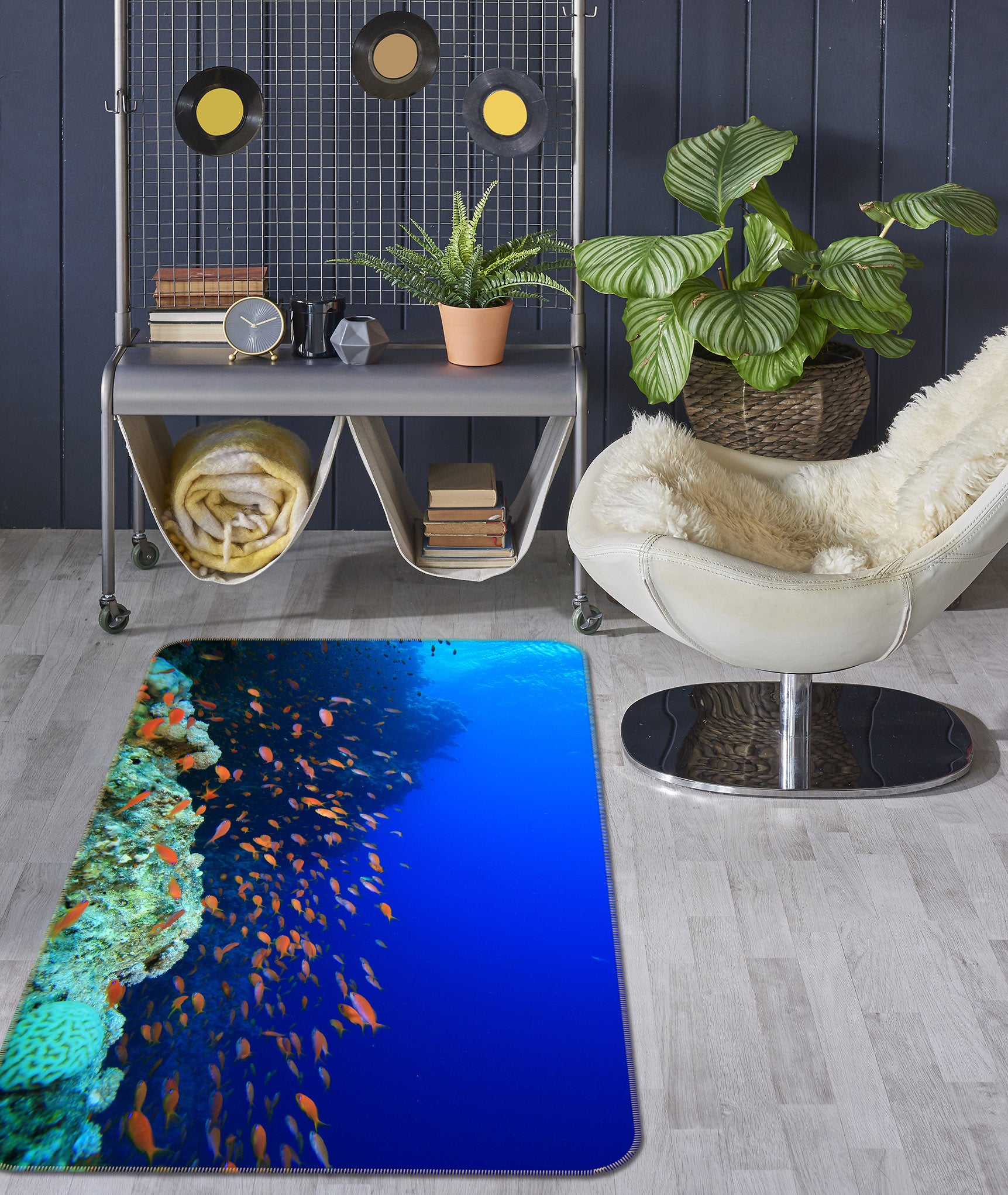3D Seabed 26004 Non Slip Rug Mat