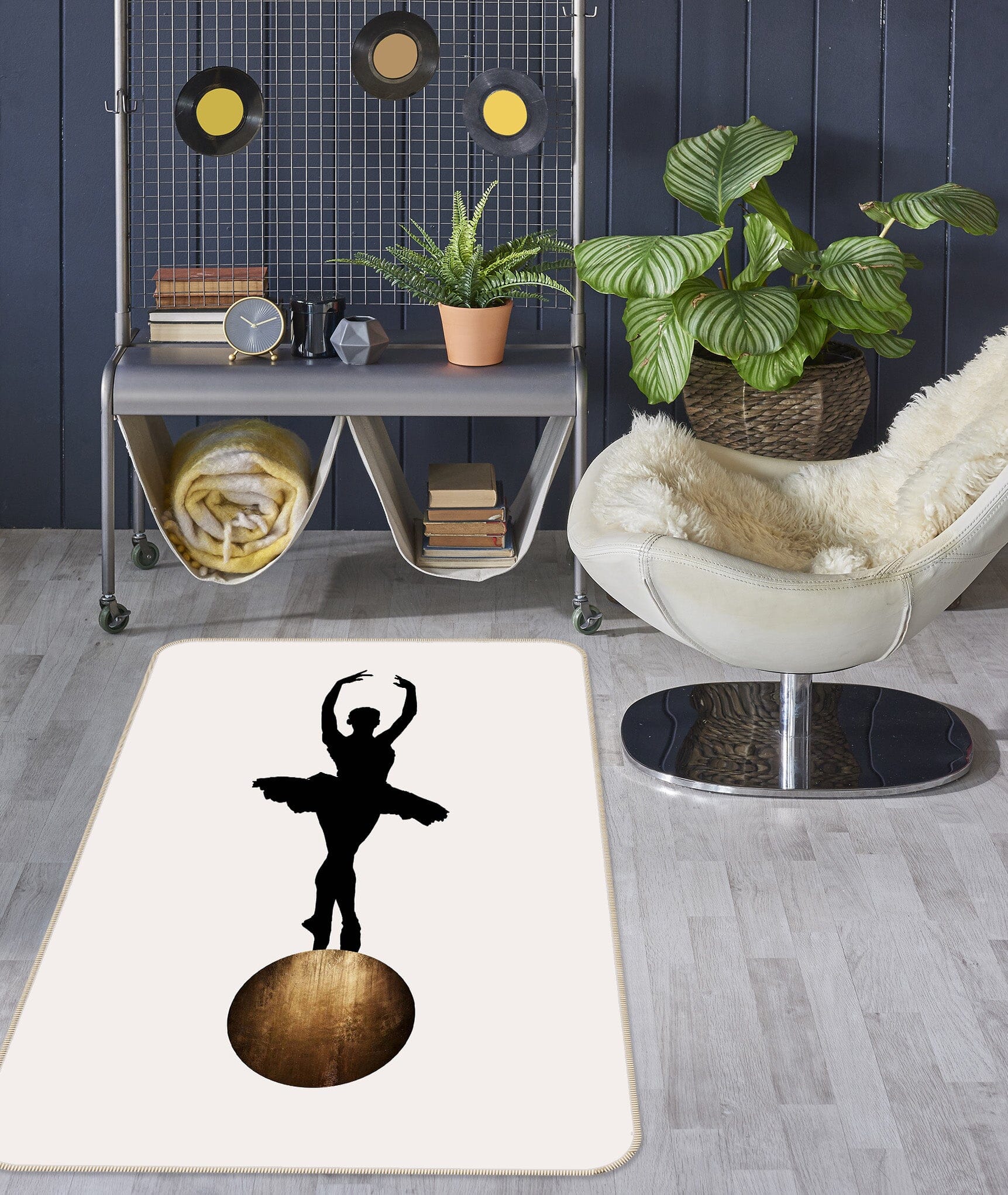 3D Prima Ballerina 1099 Boris Draschoff Rug Non Slip Rug Mat Mat AJ Creativity Home