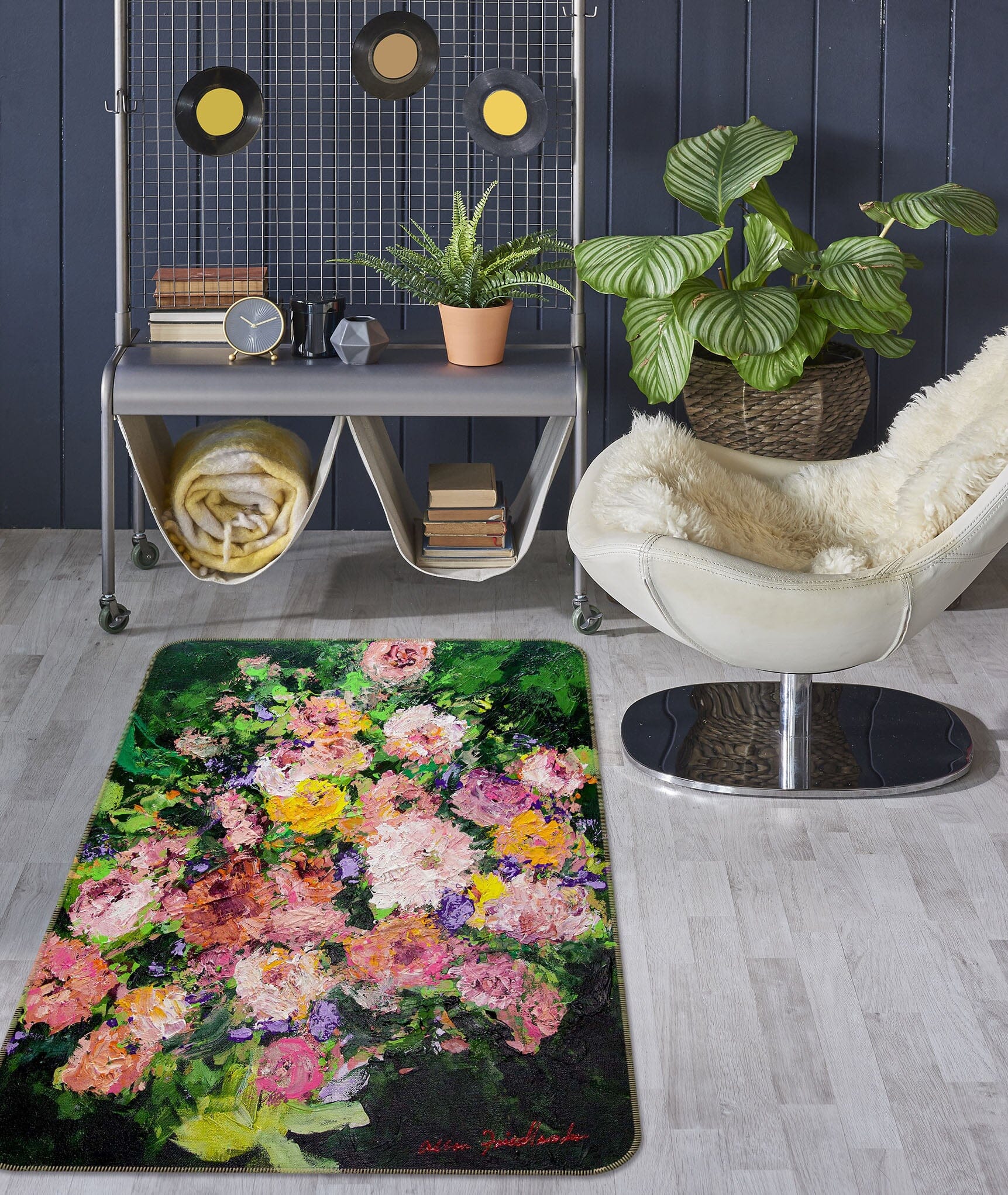 3D Beautiful Garden 3027 Allan P. Friedlander Rug Non Slip Rug Mat Mat AJ Creativity Home