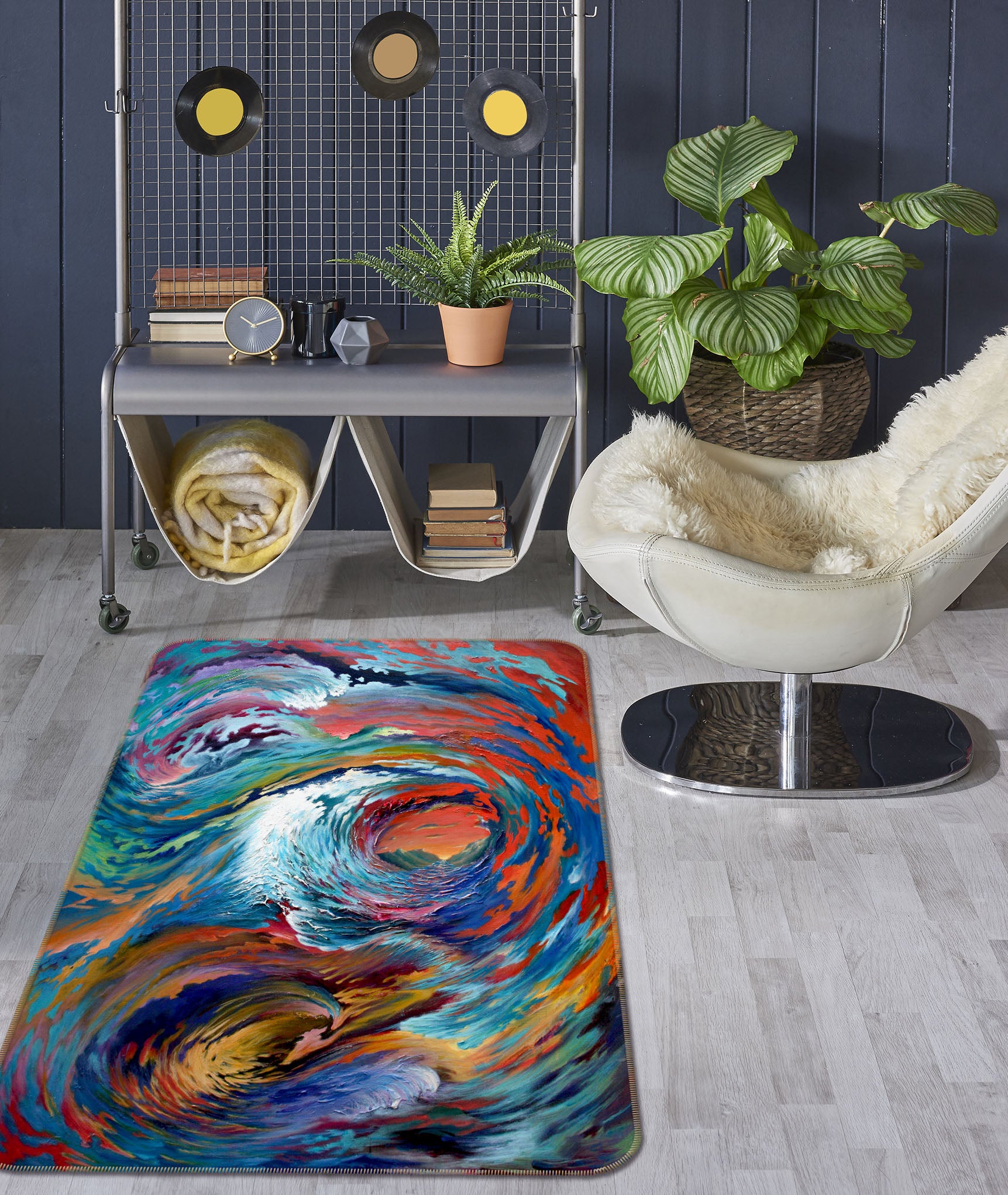 3D Pattern 33188 Non Slip Rug Mat