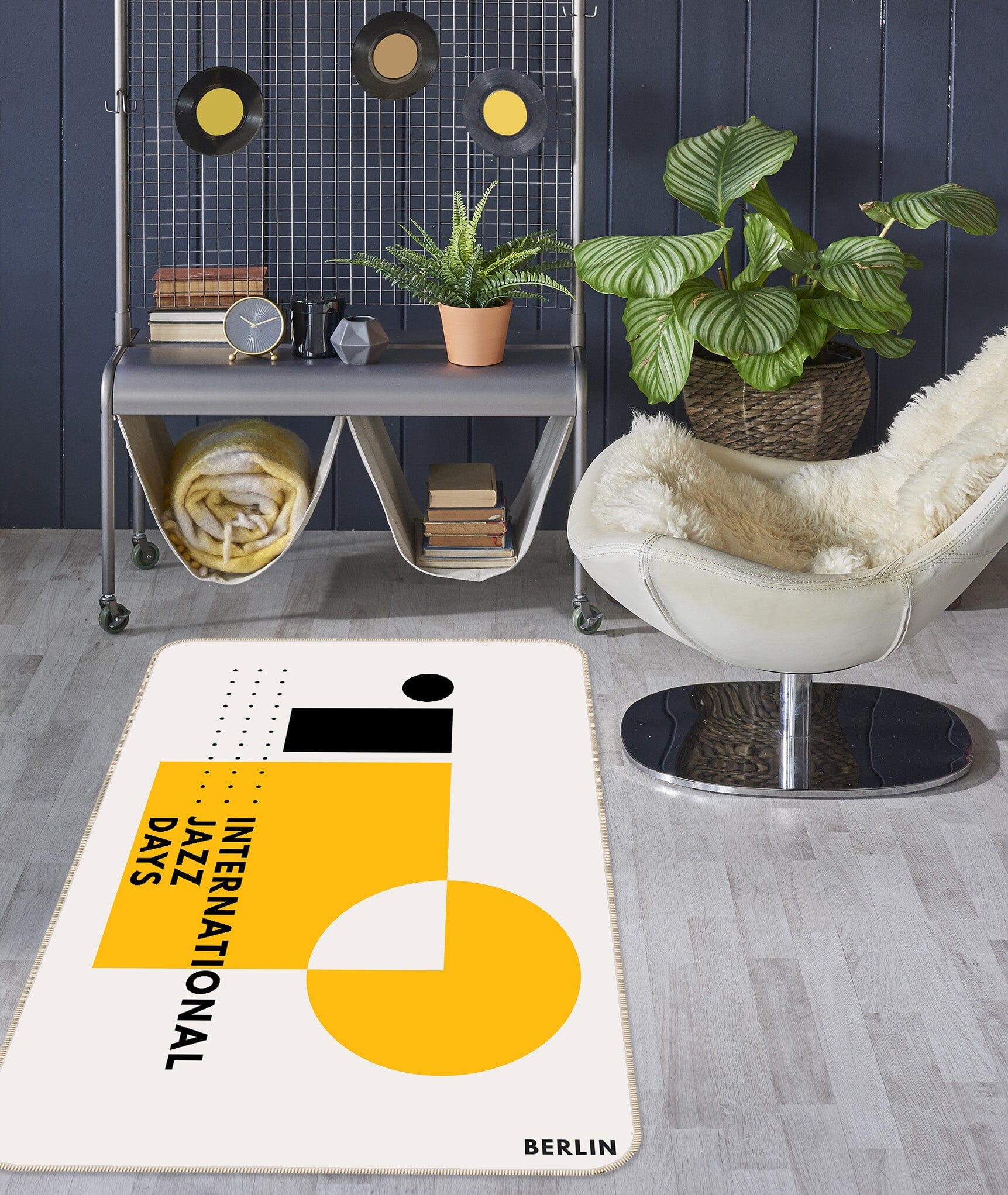 3D Yellow Pattern 1058 Boris Draschoff Rug Non Slip Rug Mat Mat AJ Creativity Home