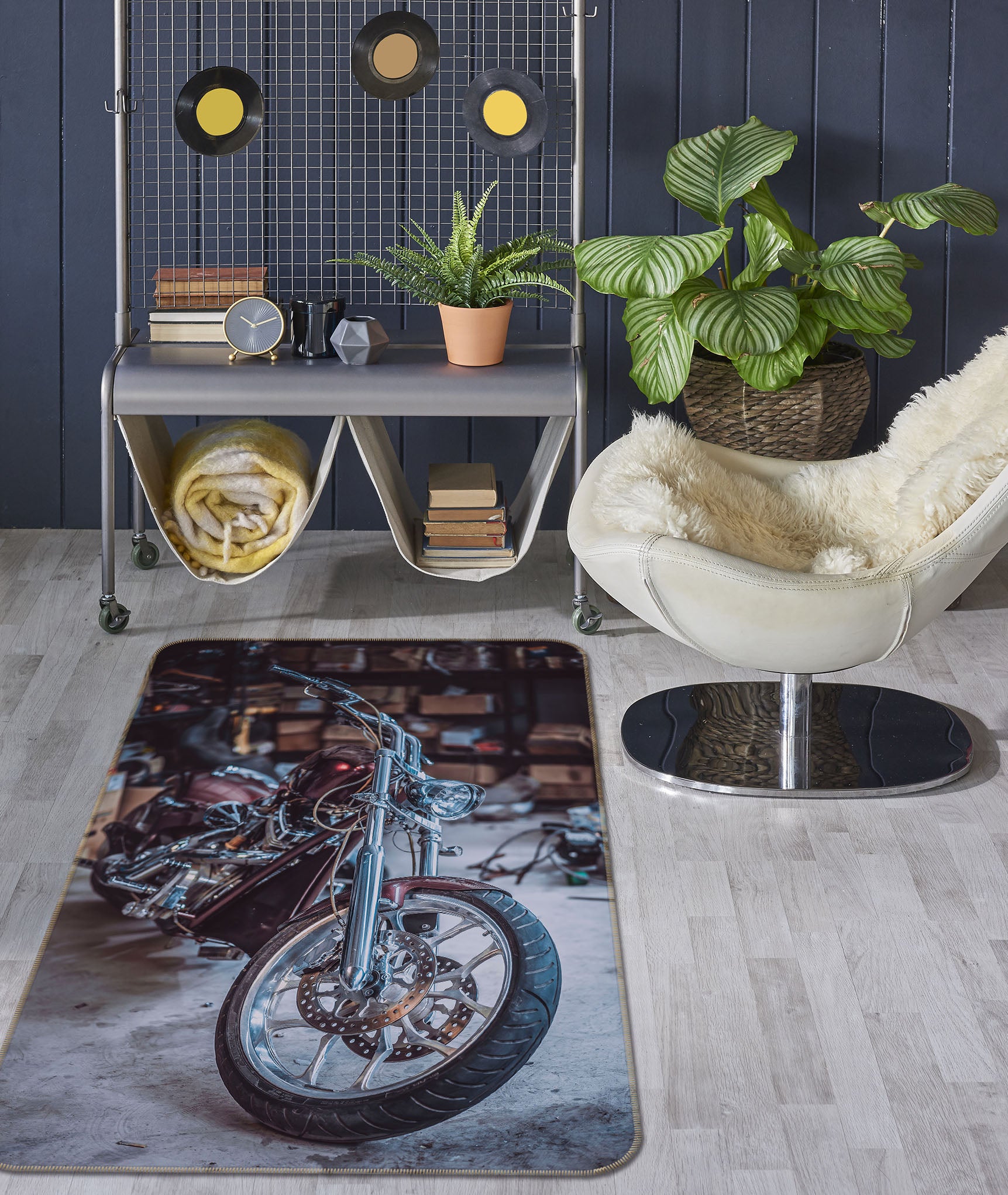 3D Motorcycle 42040 Vehicle Non Slip Rug Mat