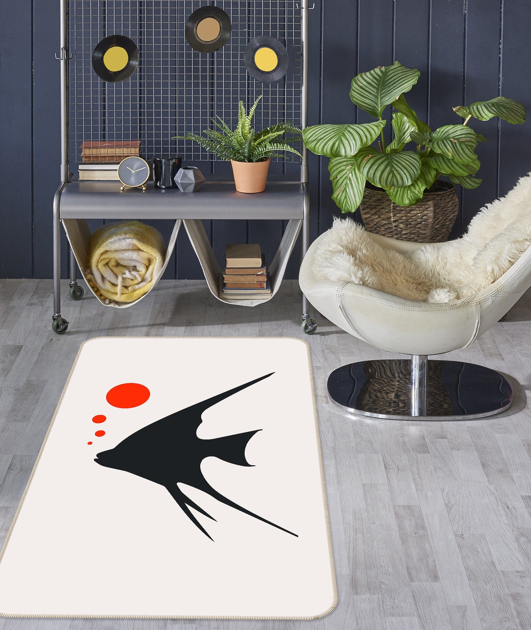 3D Fish Pattern 1016 Boris Draschoff Rug Non Slip Rug Mat Mat AJ Creativity Home