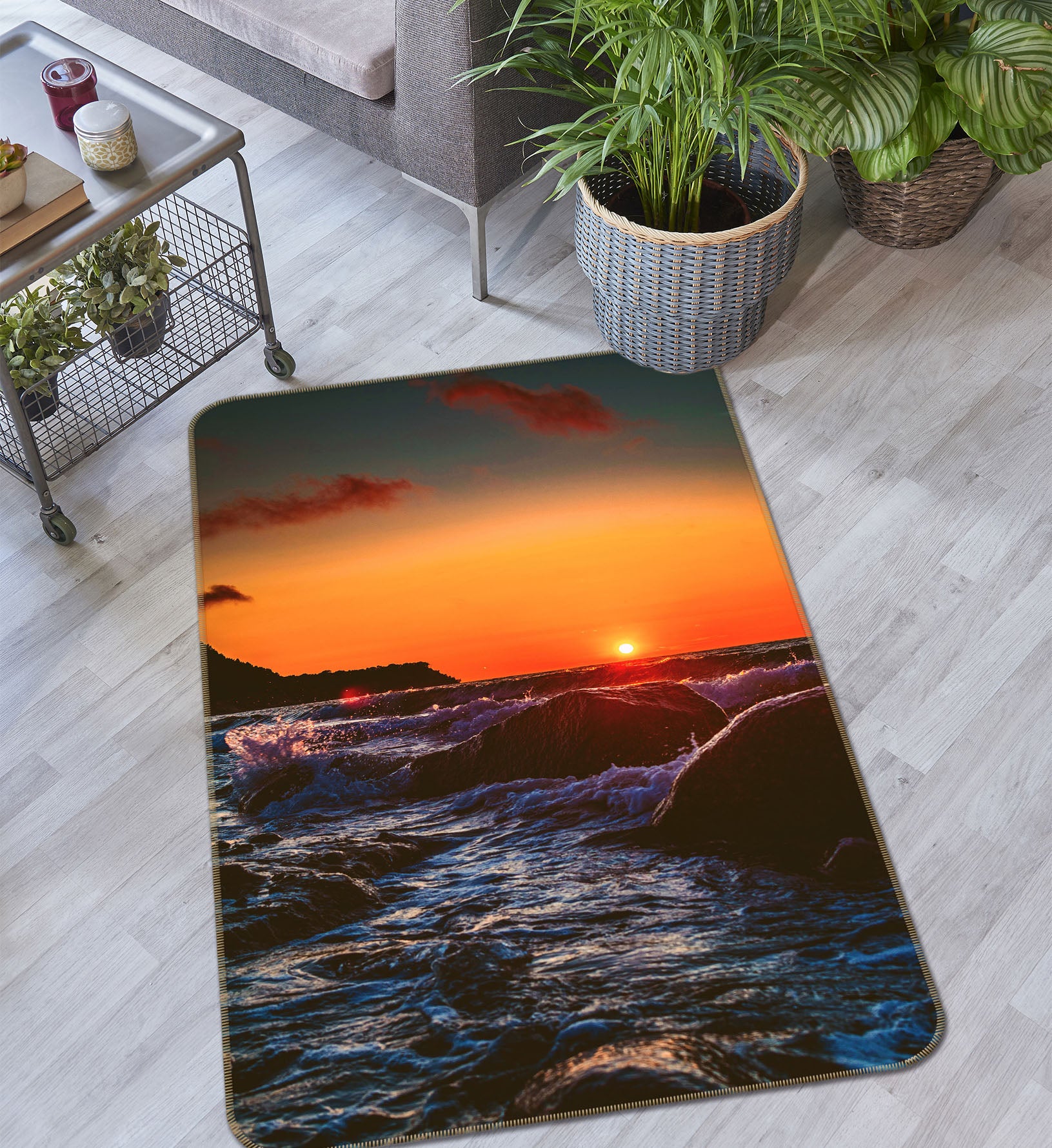 3D Sea Reef 28024 Non Slip Rug Mat