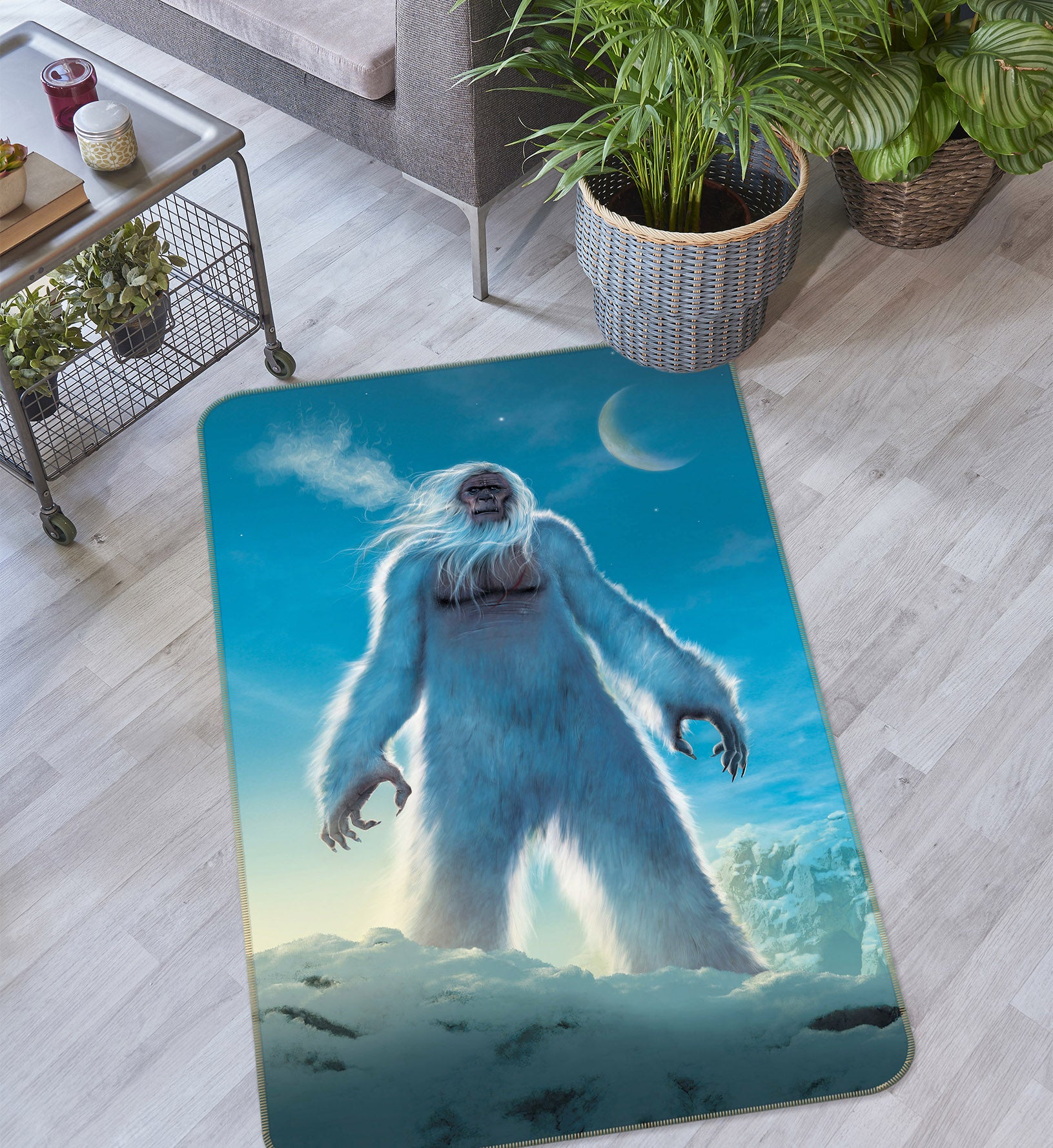 3D Snowman 84279 Vincent Hie Rug Non Slip Rug Mat