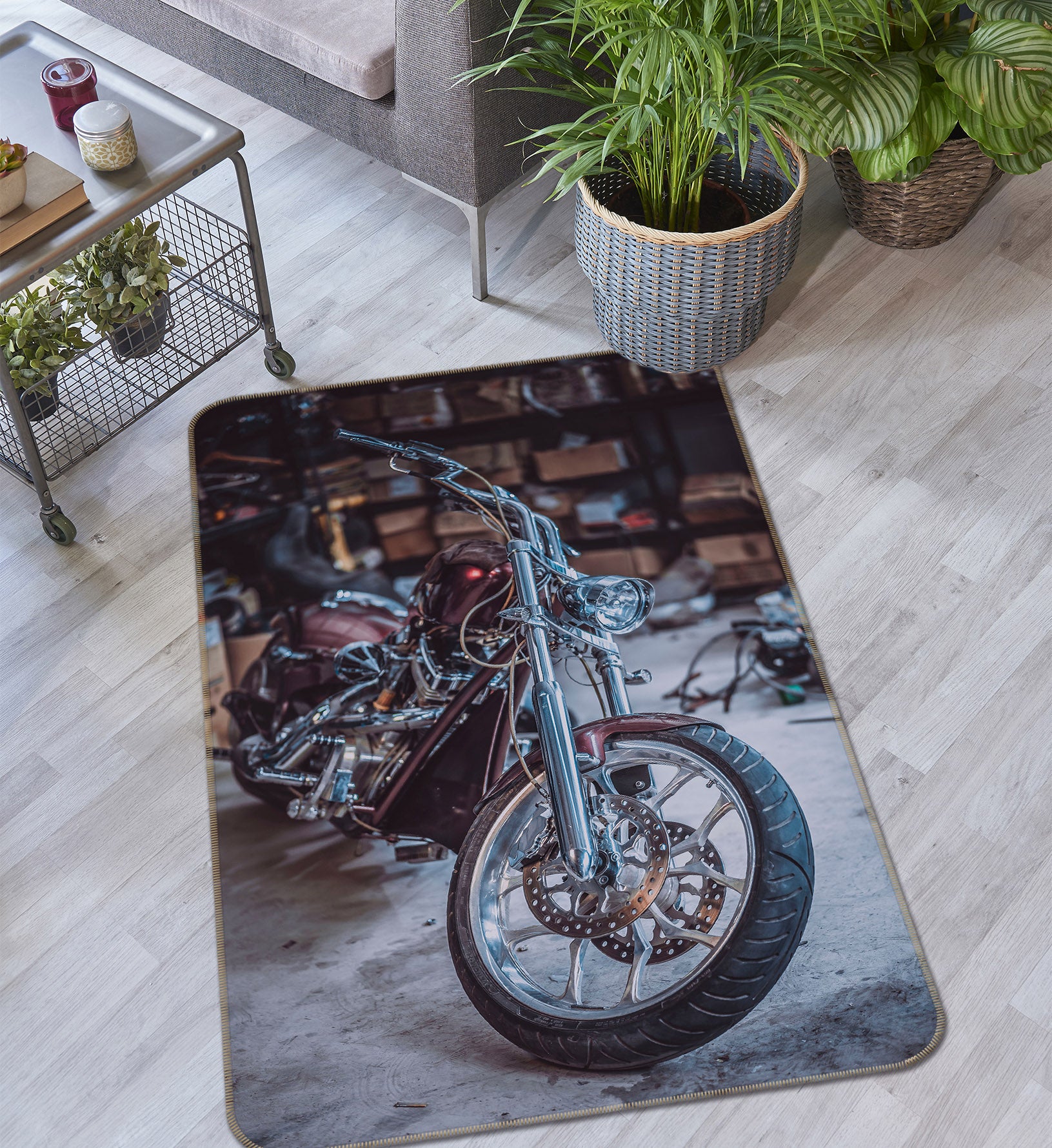 3D Motorcycle 42040 Vehicle Non Slip Rug Mat