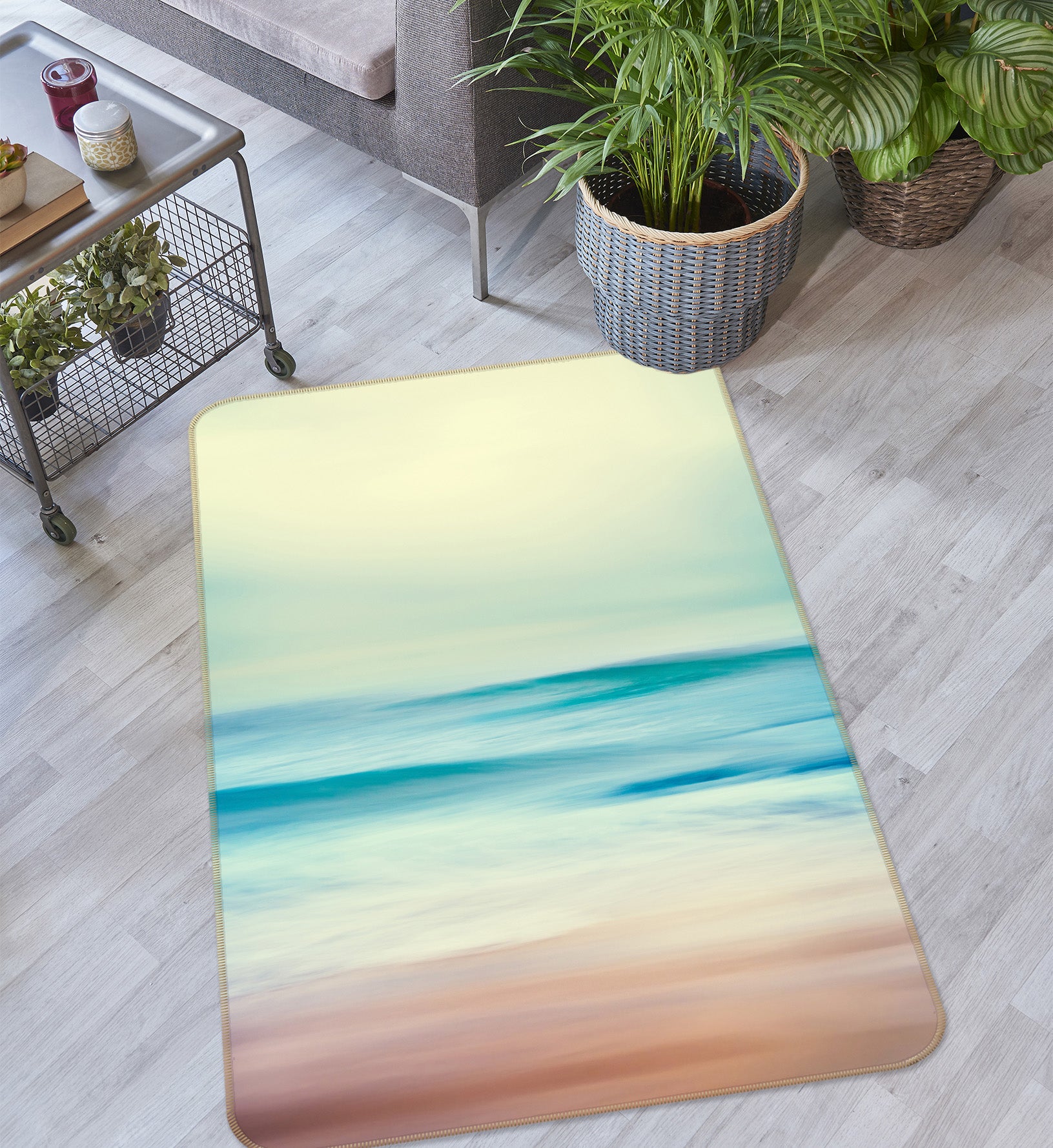 3D Beach 35115 Non Slip Rug Mat