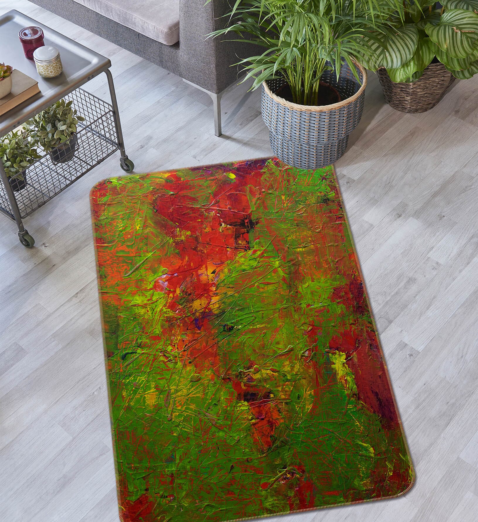 3D Forest Maple Leaf 1021 Allan P. Friedlander Rug Non Slip Rug Mat Mat AJ Creativity Home