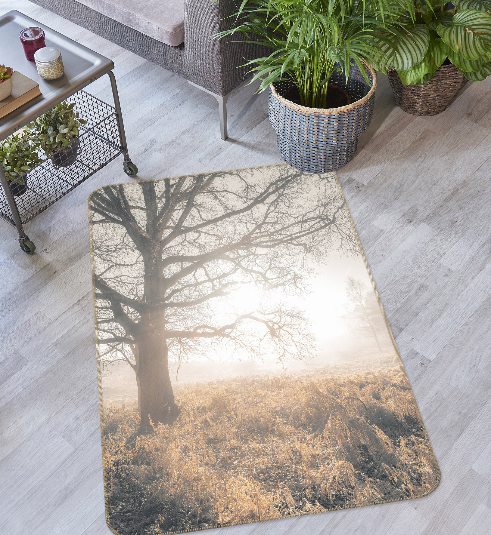 3D Forest 83298 Assaf Frank Rug Non Slip Rug Mat