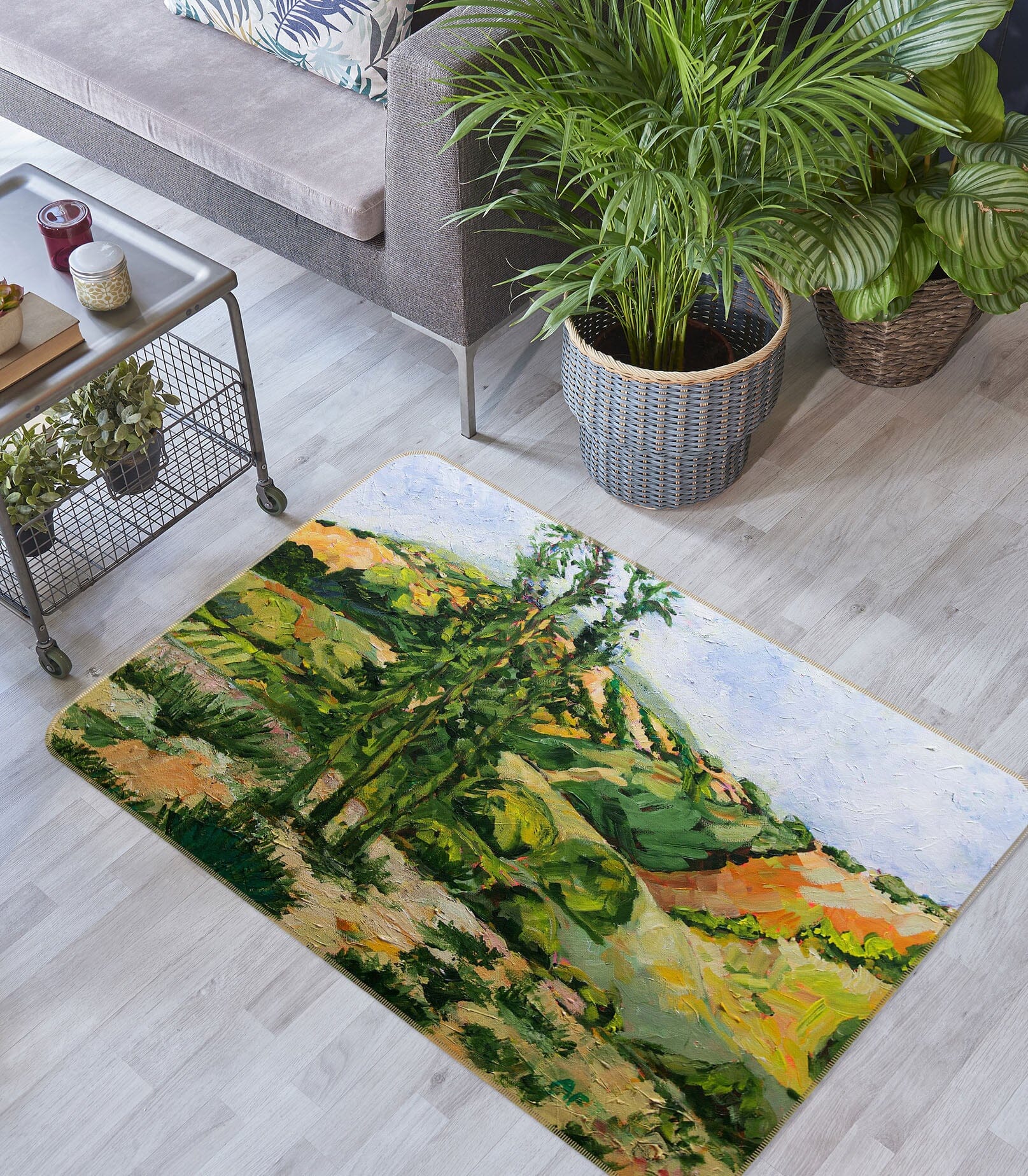3D Valley Tree 1106 Allan P. Friedlander Rug Non Slip Rug Mat Mat AJ Creativity Home