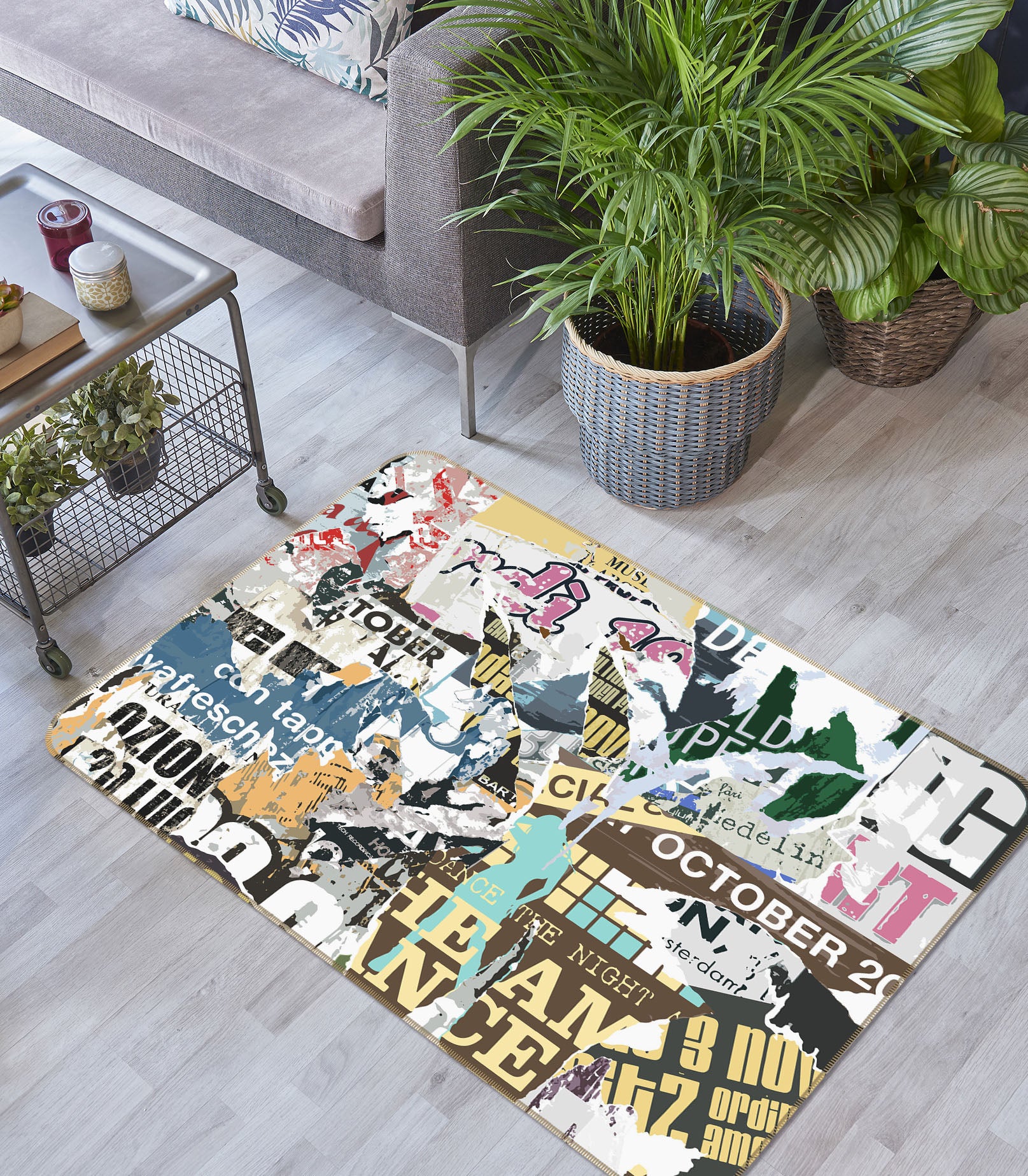 3D Pattern 35211 Non Slip Rug Mat