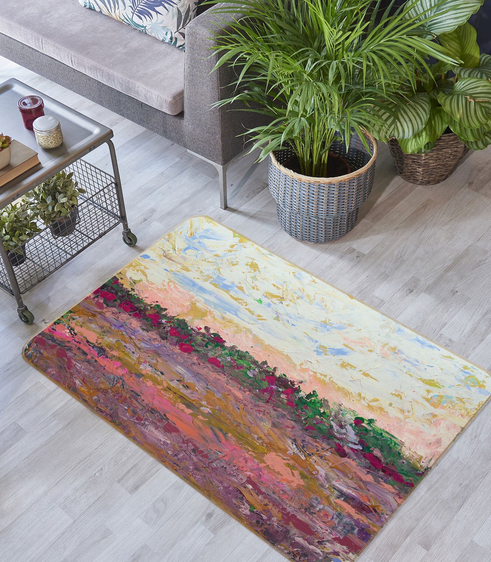 3D Summer Sunset 1116 Allan P. Friedlander Rug Non Slip Rug Mat Mat AJ Creativity Home