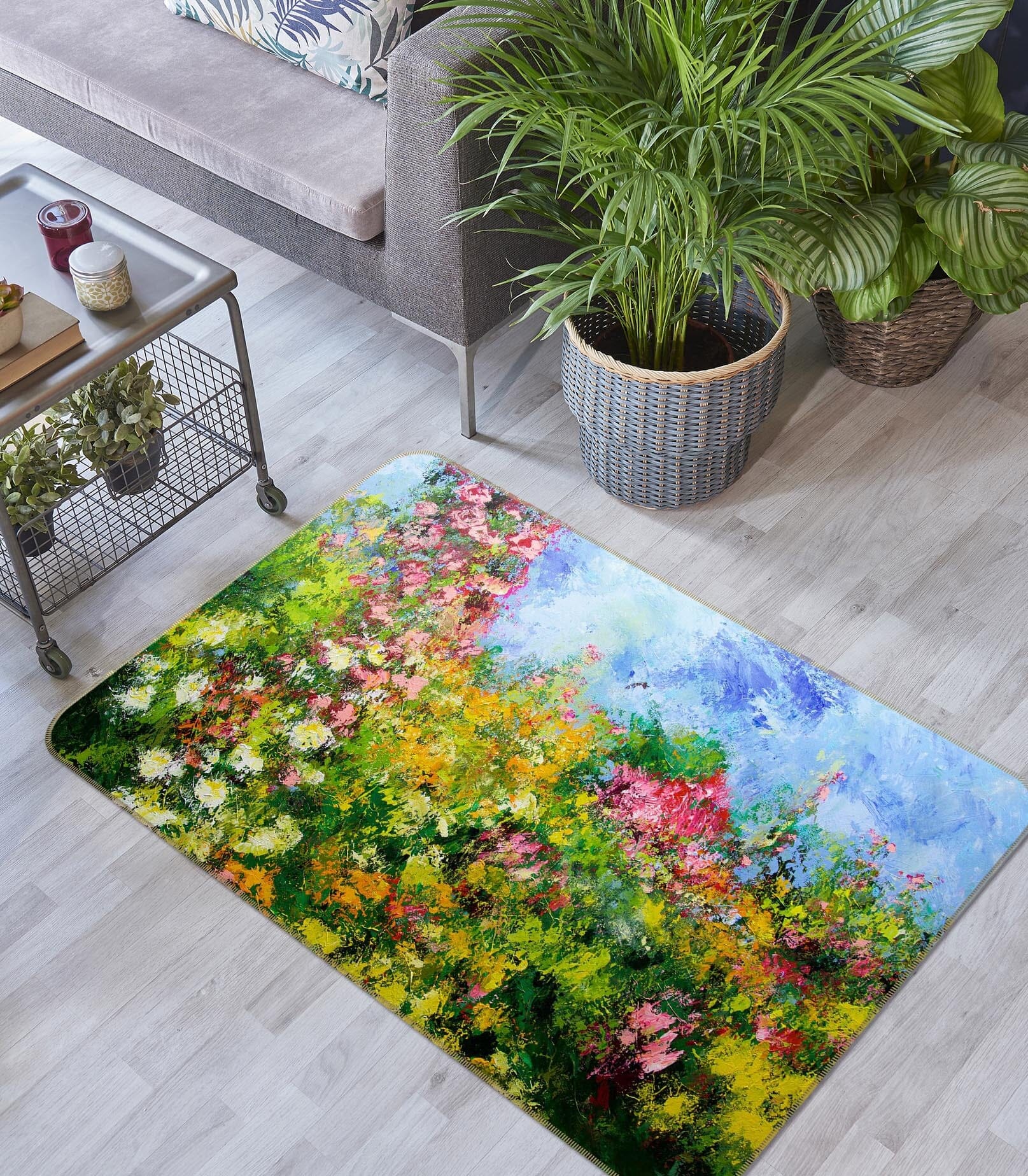 3D Wildflower 1006 Allan P. Friedlander Rug Non Slip Rug Mat Mat AJ Creativity Home