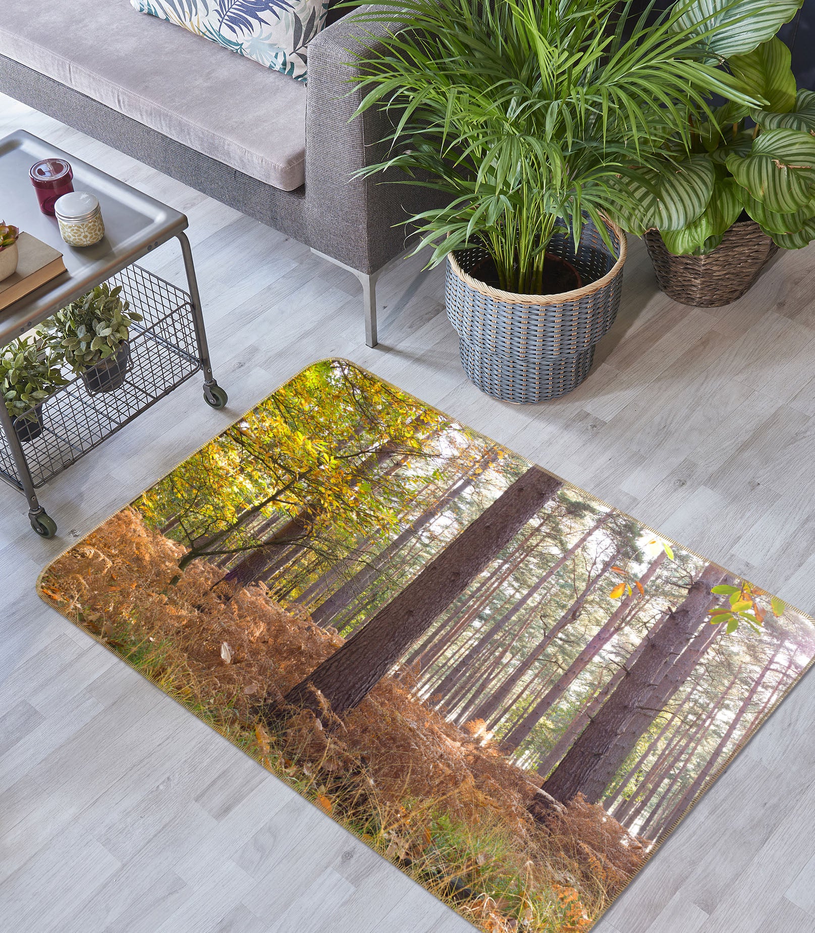 3D Forest 83261 Assaf Frank Rug Non Slip Rug Mat